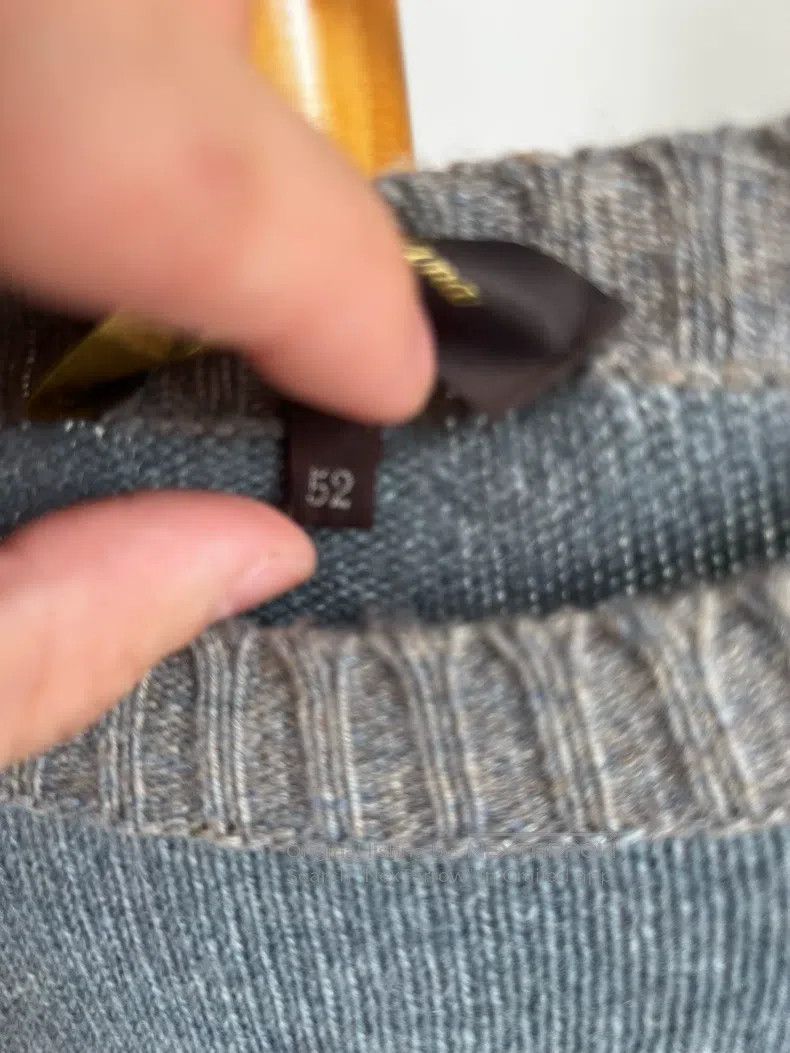 Loro Piana Loro Piana Pure cashmere misty blue sweater Size US L / EU 52-54 / 3 - 4 Thumbnail