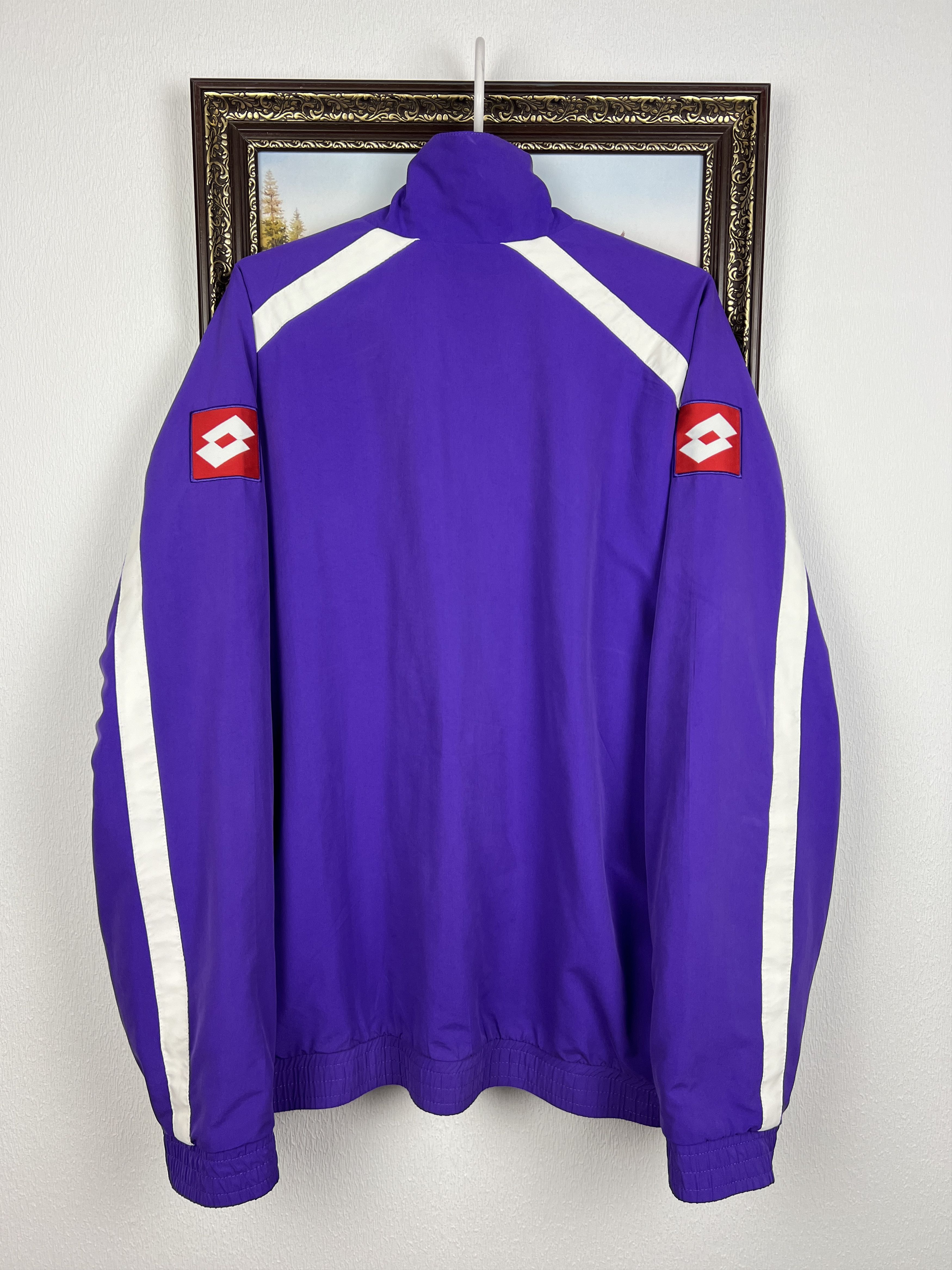Lotto Sport Fiorentina Football Suit Jacket Pants Set Soccer Rare Size US XXL / EU 58 / 5 - 10 Thumbnail