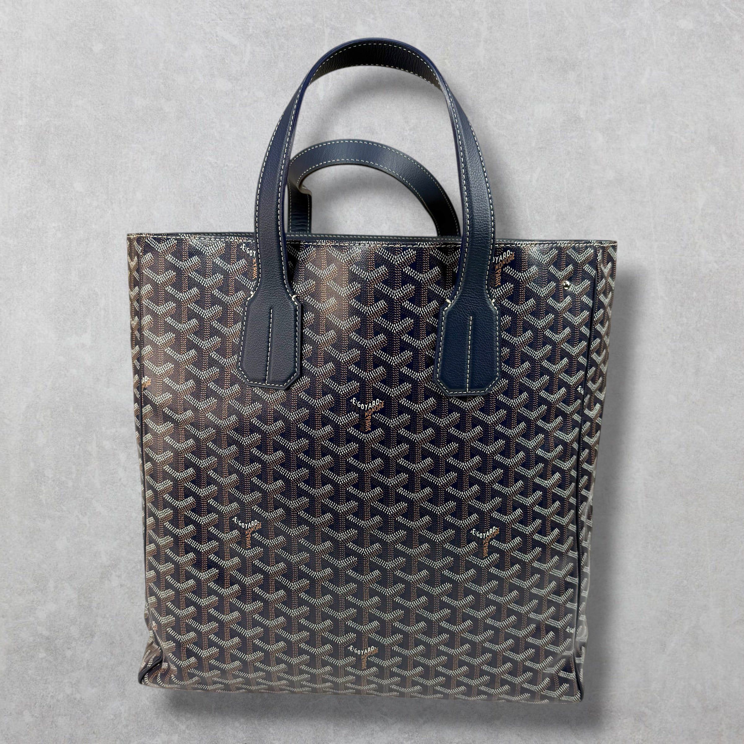 Goyard Goyard Navy Blue Voltaire Tote w/ Sangle MM Strap Size ONE SIZE - 5 Thumbnail