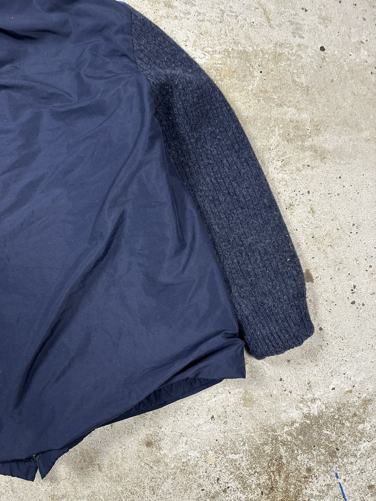 Burberry Vintage Y2K Burberry Golf Navy Track Jacket Wool Lining Size US XL / EU 56 / 4 - 15 Thumbnail