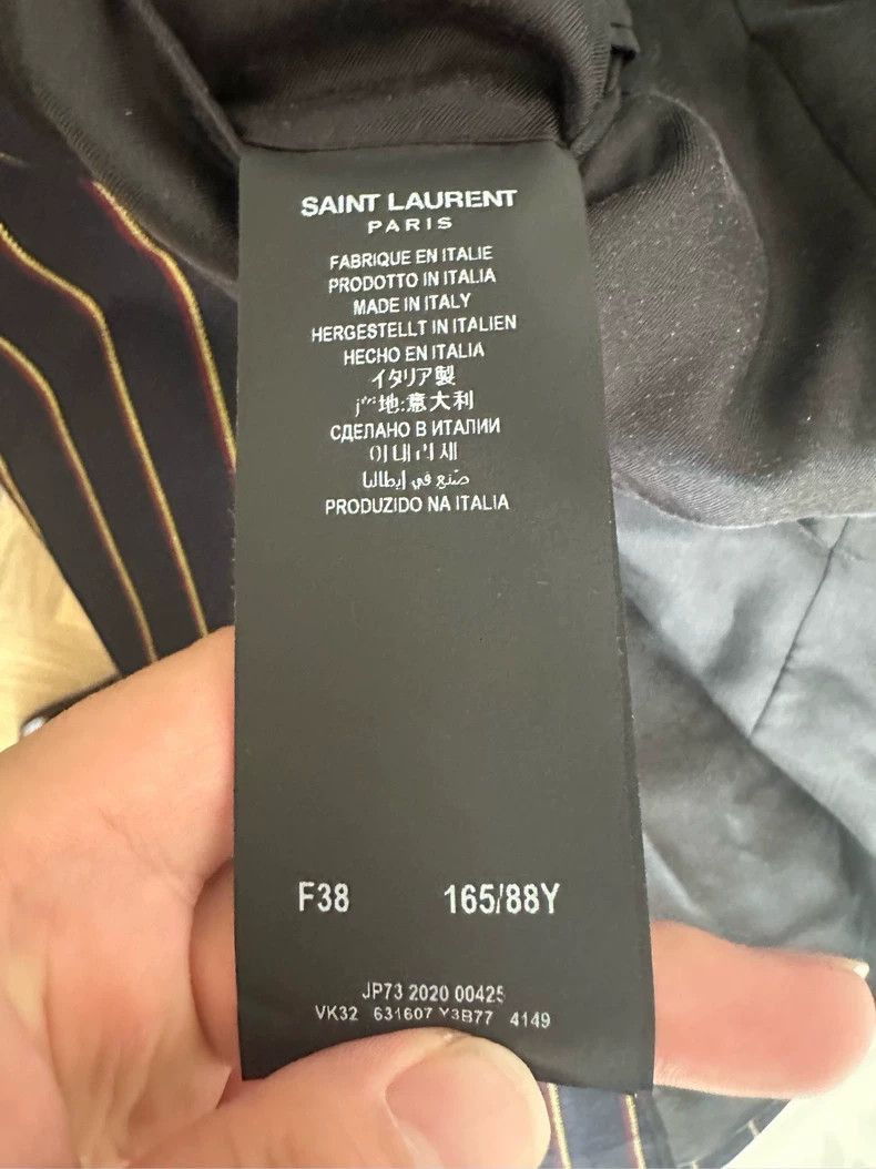 Saint Laurent Paris Saint Laurent Paris Double breasted suit jacket-2506 Size US XS / EU 42 / 0 - 4 Thumbnail