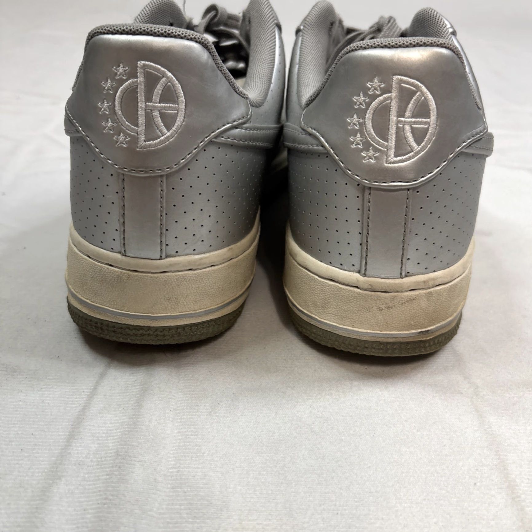 Nike Nike Air Force 1 Low 16 Metallic Silver OVO 2016 NBA All Star Men 10 Sneakers Shoes Size US 10 / EU 43 - 6 Thumbnail