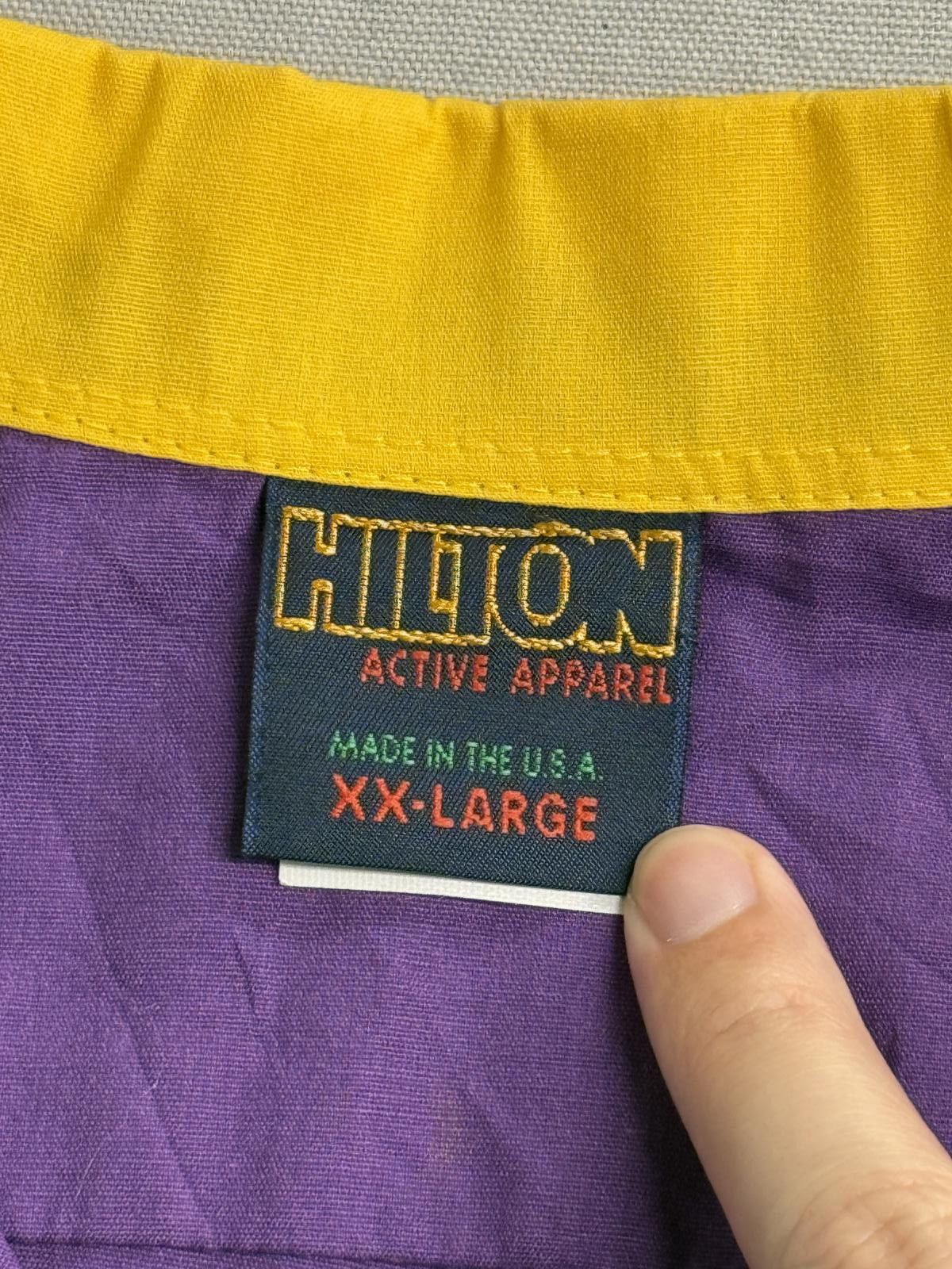 Other Vintage Bowling Collar Button Up Hilton Purple & Gold XXL Size US XXL / EU 58 / 5 - 3 Thumbnail