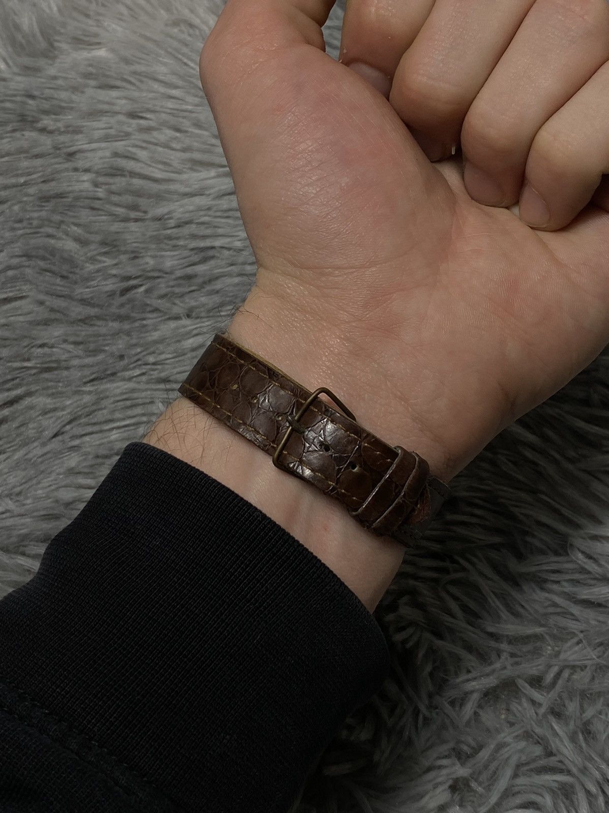 Japanese Brand Classic Brown Leather Quartz Watch | Japanese Brand Size ONE SIZE - 11 Thumbnail