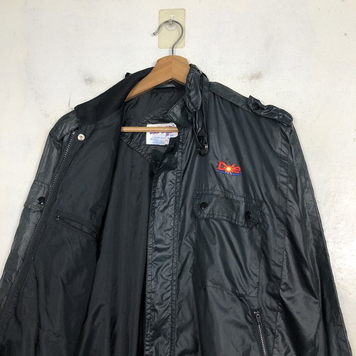 DUKE + DEXTER 💥VINTAGE SATIN BOMBER JACKET DOLE SMALL PONY Size US S / EU 44-46 / 1 - 14 Thumbnail