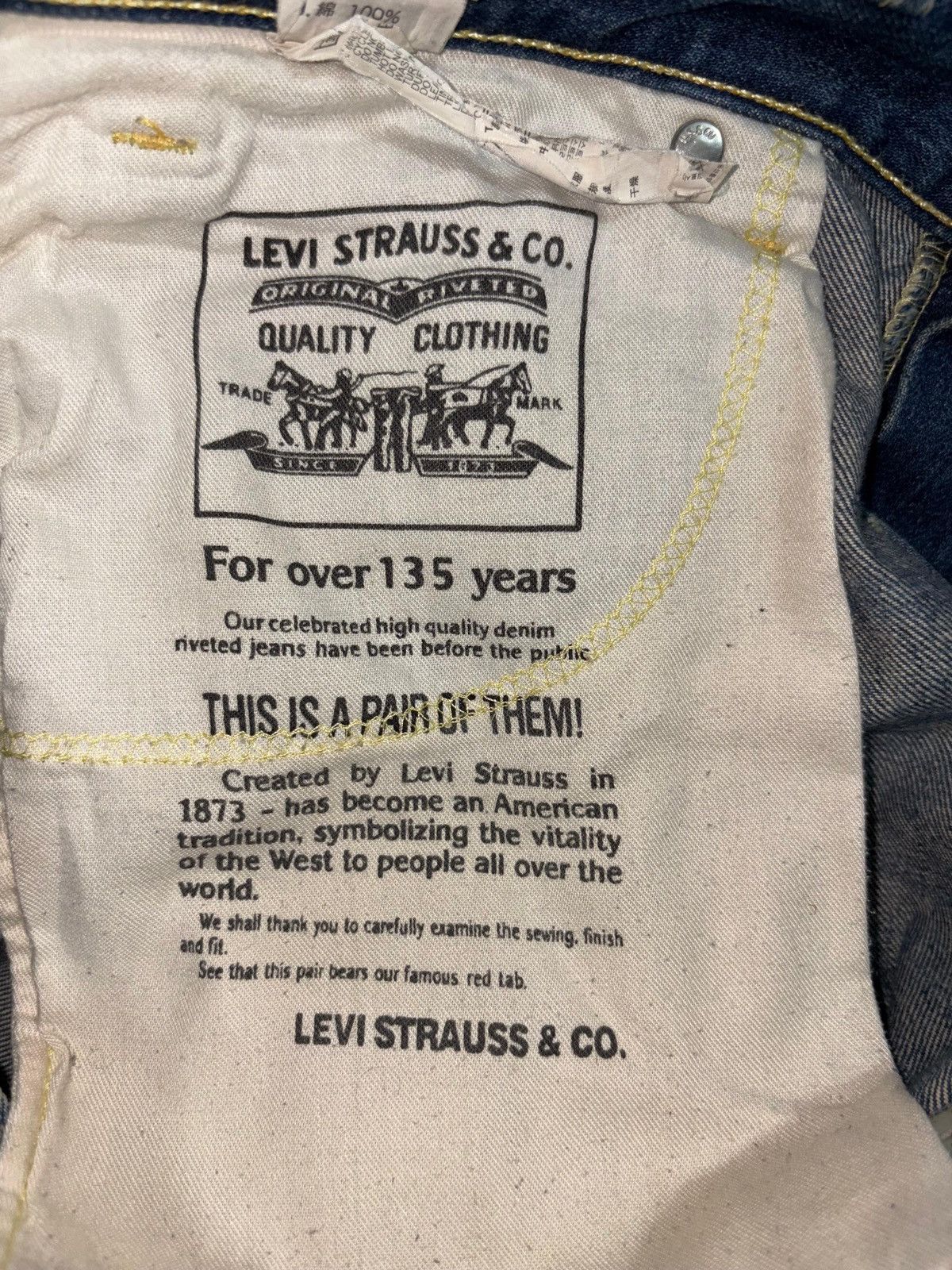 Levi's Vintage Clothing Levi’s 601 Straight x Vintage Jeans Size US 38 / EU 54 - 8 Thumbnail