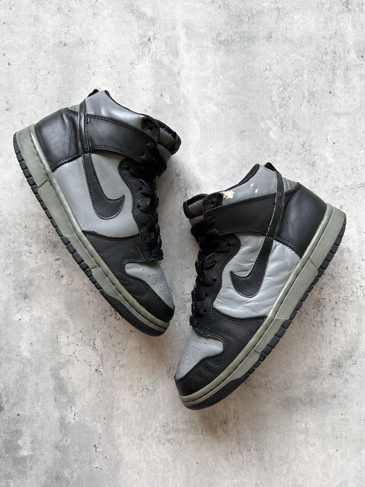 Nike 1999 DUNK LE HIGH TOP BLACK / COOL GREY Size US 8.5 / EU 41-42 - 5 Thumbnail