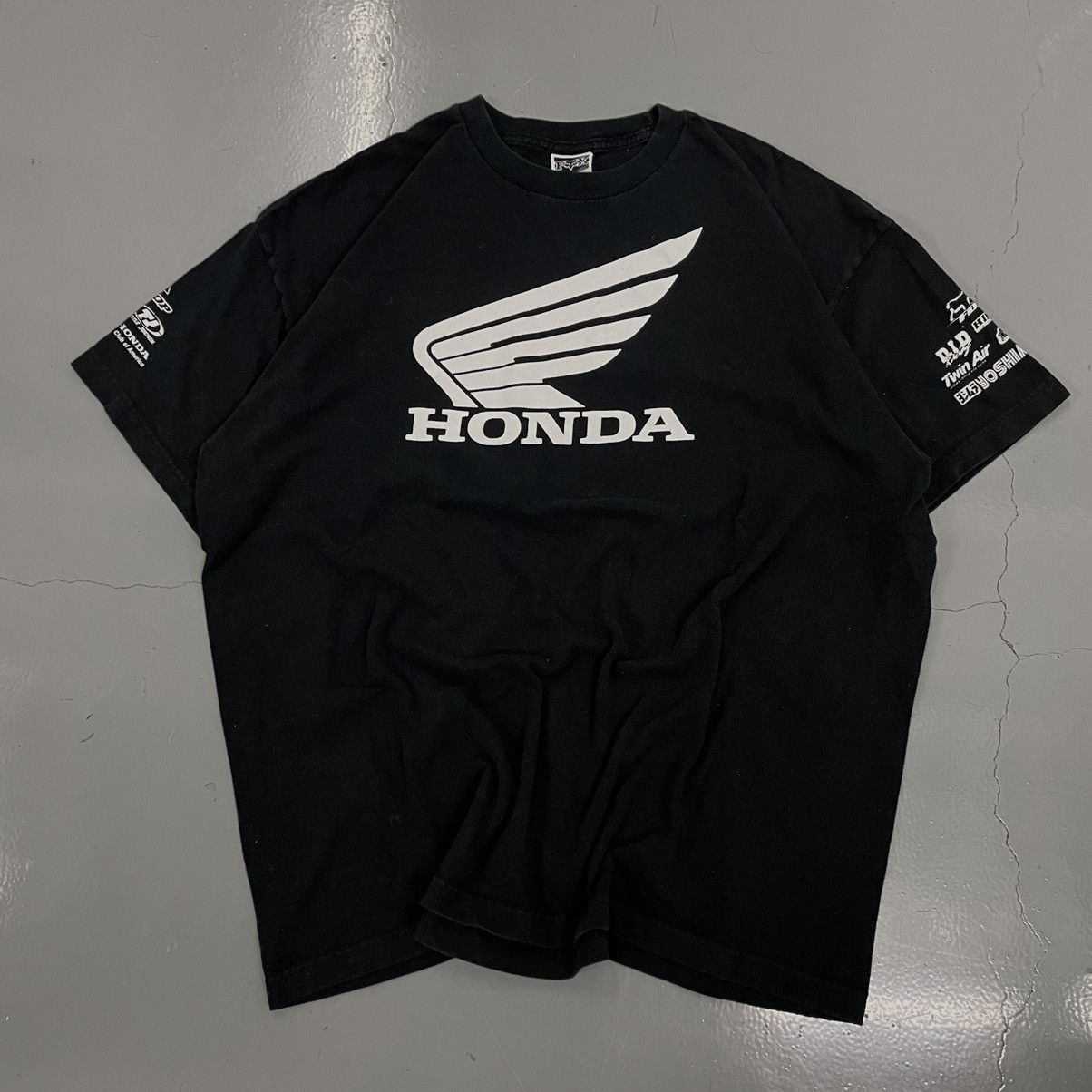 Vintage Crazy vintage 90s Honda Fox racing logo essential tee | Grailed