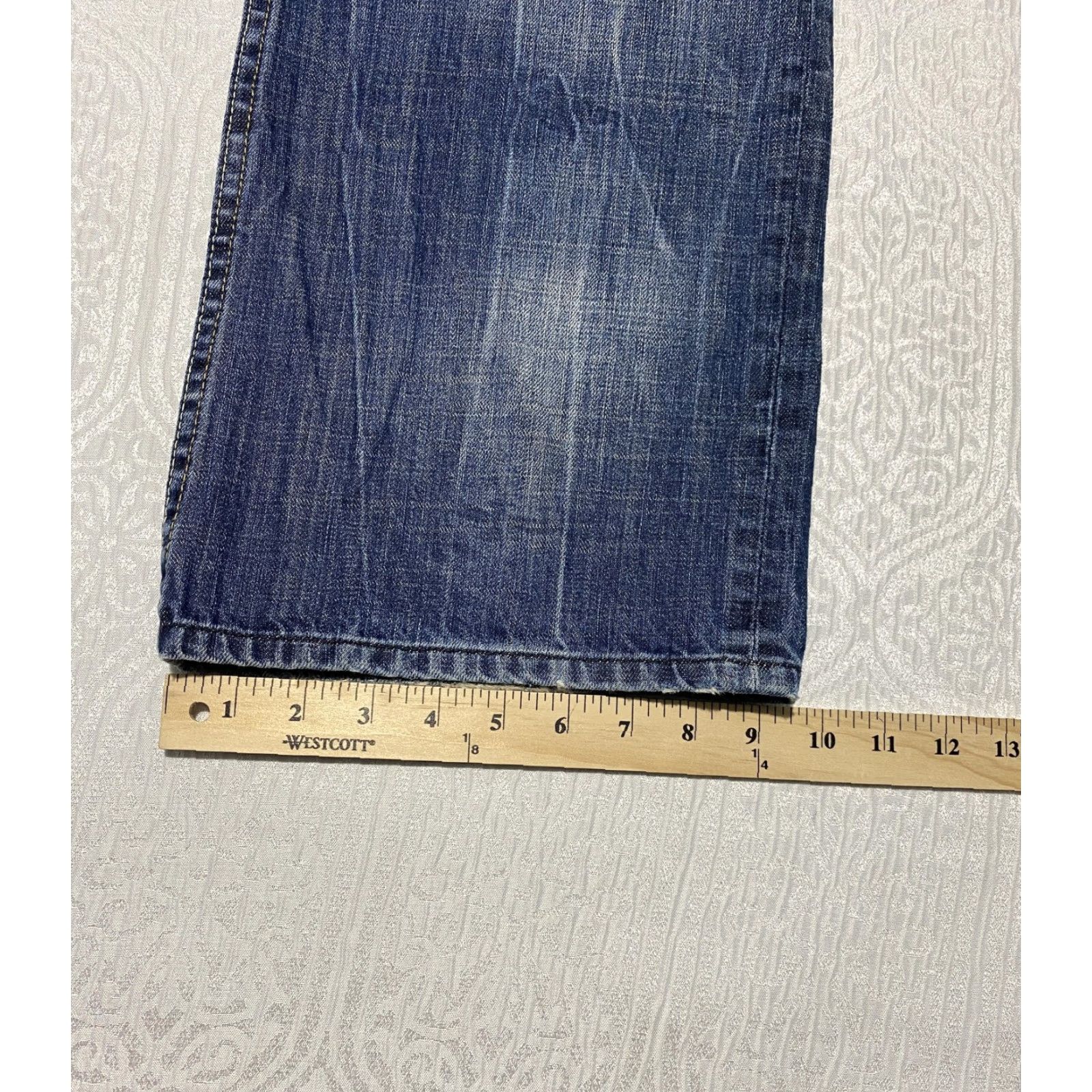 Buffalo David Bitton Buffalo David Bitton Jeans Mens 38x29 Blue Straight Denim Classic Cotton Size US 38 / EU 54 - 7 Thumbnail