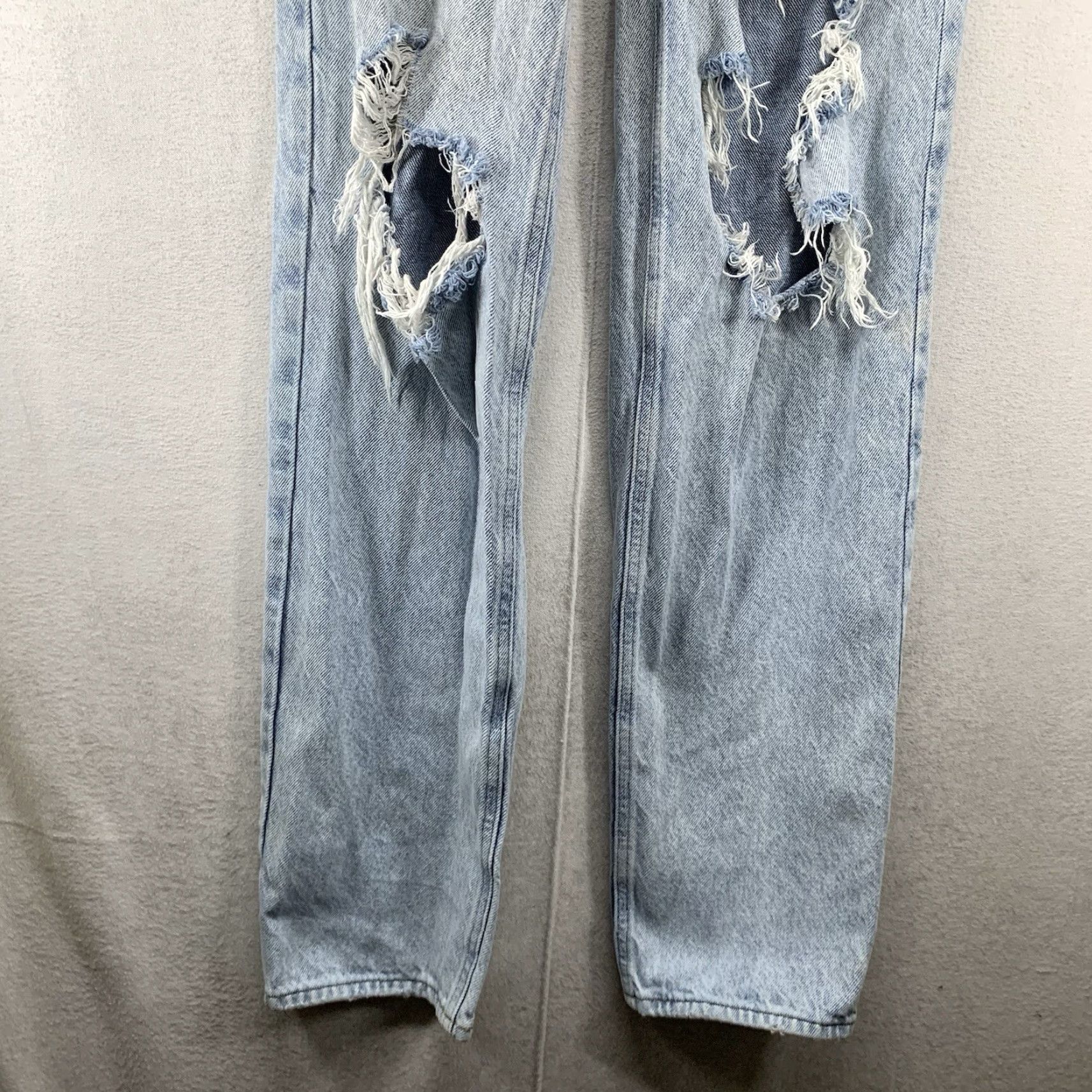 Pacsun PacSun 90's Boyfriend Jeans Womens Blue Size 23 Distressed Ripped Tear 24x31 Size 40" / US 18 - 5 Thumbnail