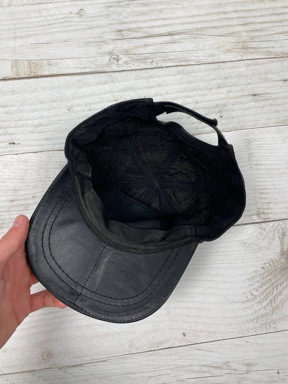 BMW Vintage BMW Leather Cap Hat Big logo 90s Racing Nascar Size ONE SIZE - 7 Thumbnail