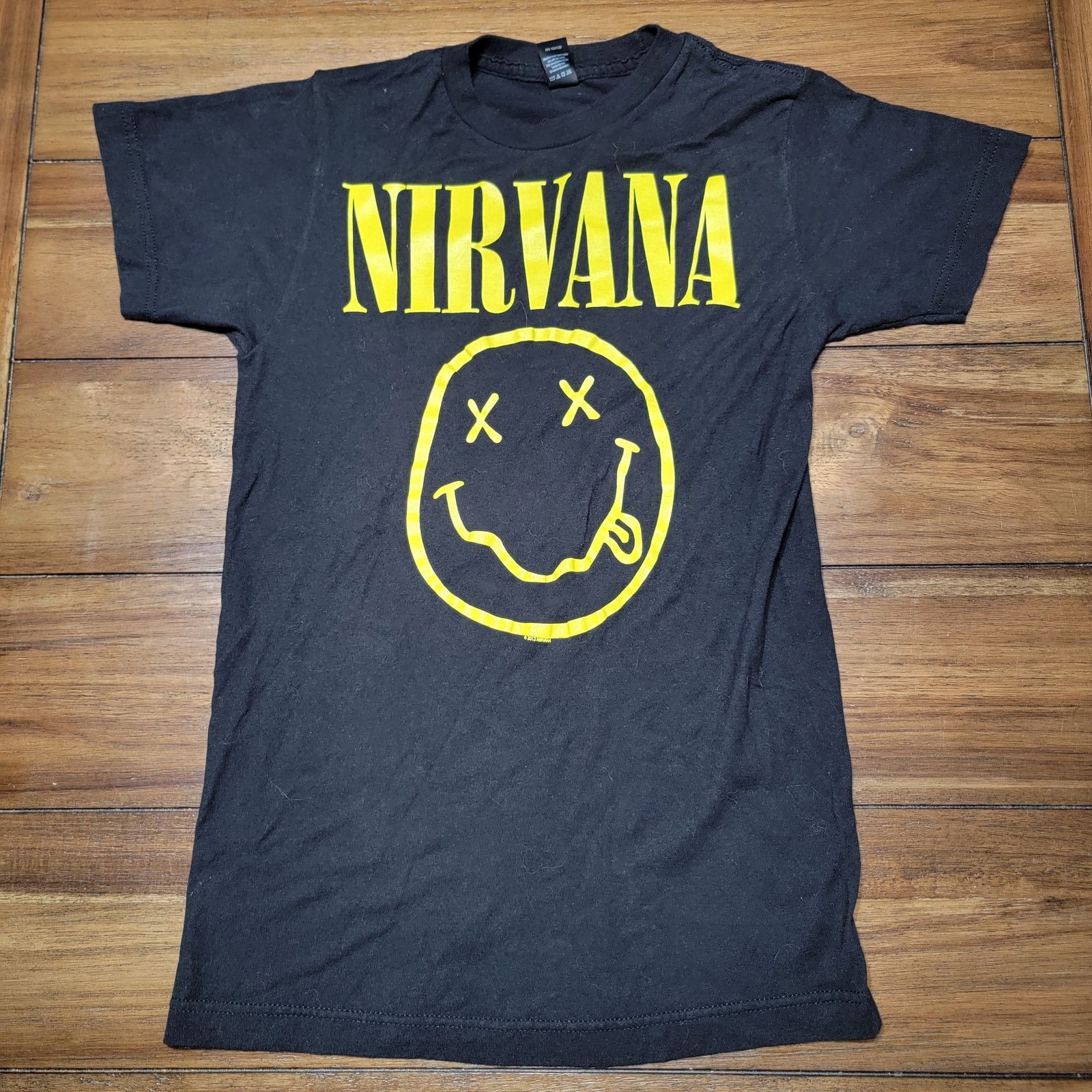 Nirvana Nirvana Black Unisex Tee (Tultex) - Size XS Size XS / US 0-2 / IT 36-38 - 1 Thumbnail