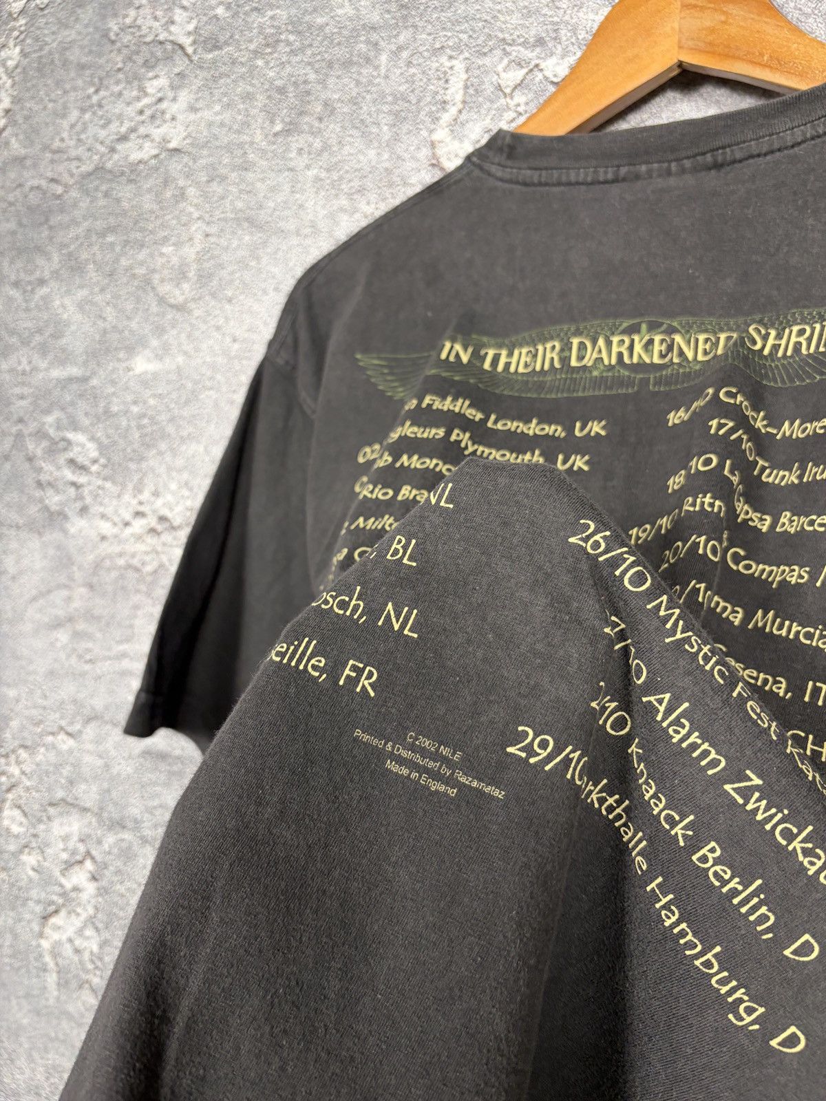 Band Tees Vintage 2002 Nile In Their Darkened Shrines Metal T-shirt Size US XL / EU 56 / 4 - 11 Thumbnail
