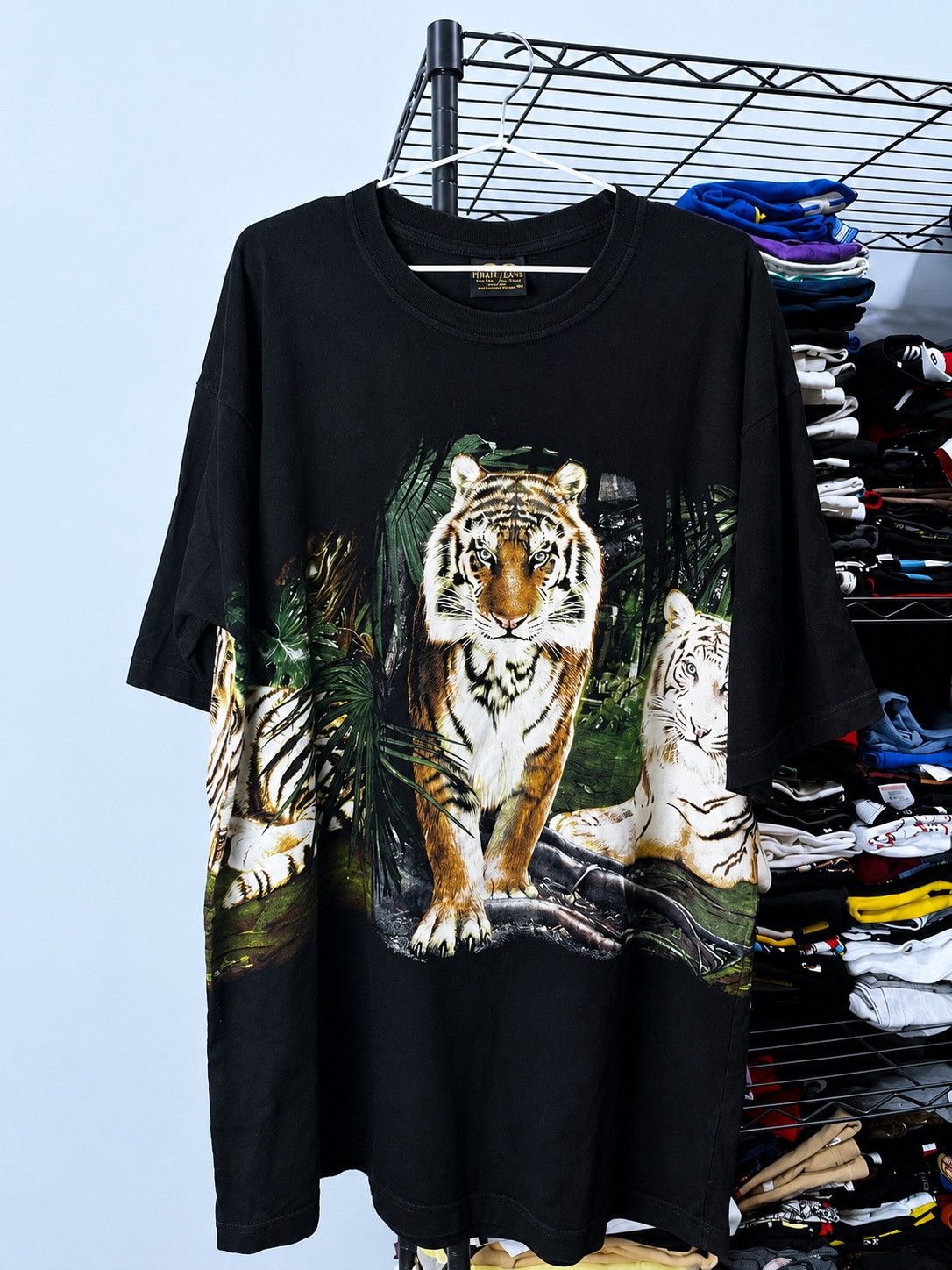 Buddha to Buddha Vintage Buddha Tiger Graphic T Shirt Religion Affiction Size US XL / EU 56 / 4 - 1 Thumbnail