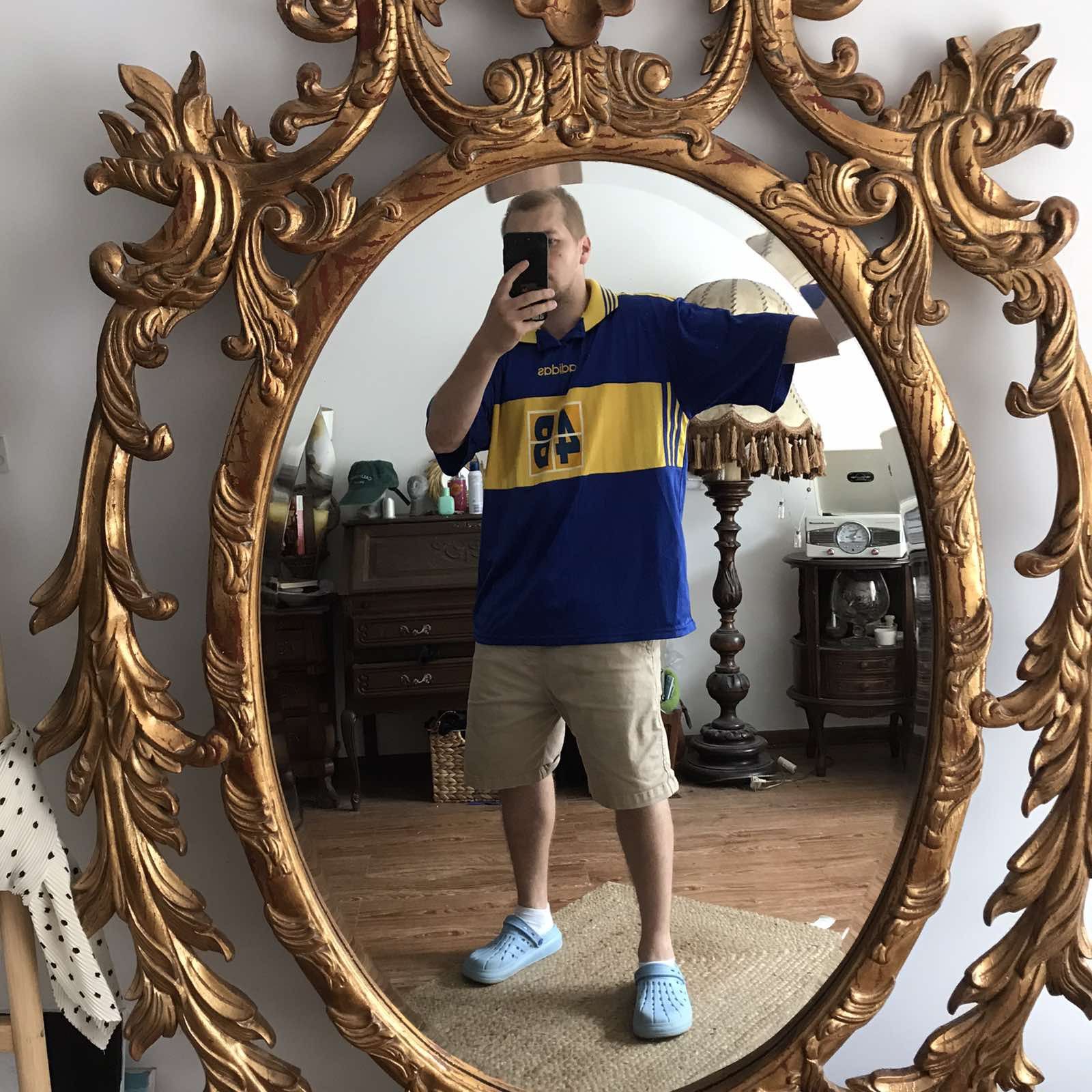Adidas Rare Vintage Adidas Blockcore Soccer Jersey 90s Size US XXL / EU 58 / 5 - 6 Thumbnail