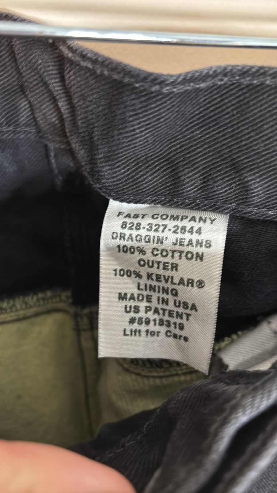 Vintage Vintage Fast Company Draggin Jeans Kevlar Y2K Size US 38 / EU 54 - 3 Thumbnail