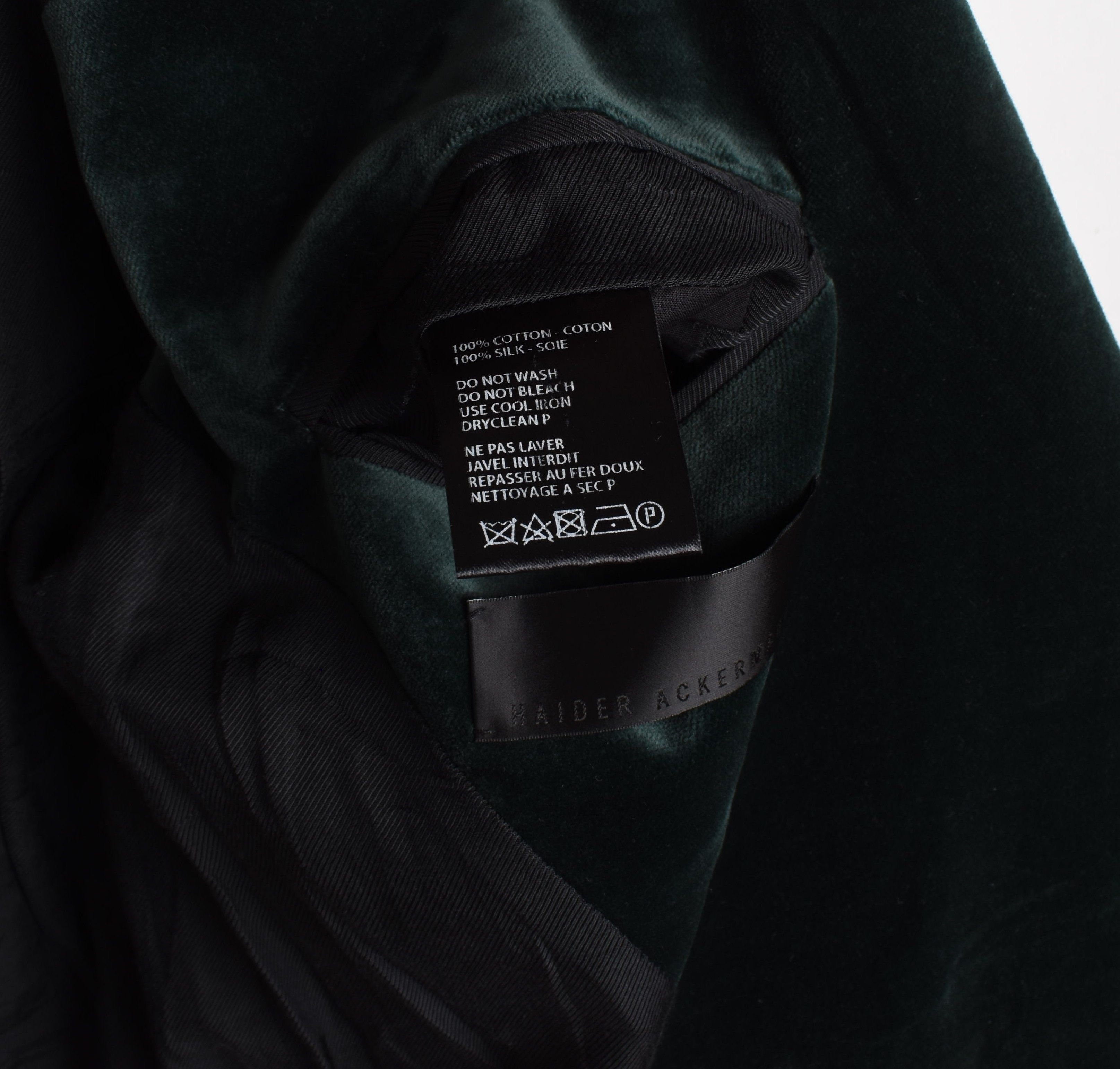 Haider Ackermann Haider Ackermann Men Jacket Velour Blazer Size US L / EU 52-54 / 3 - 9 Thumbnail