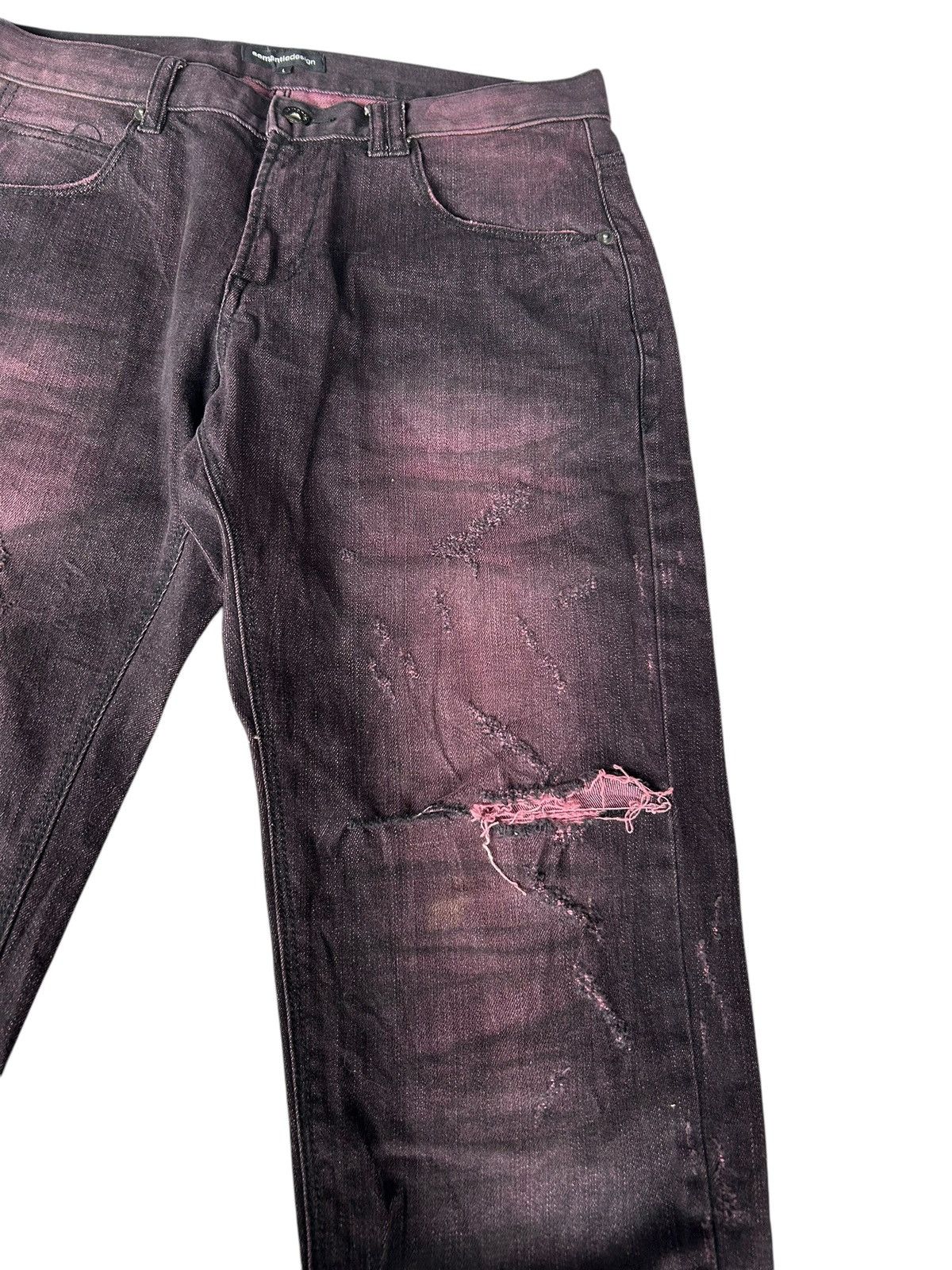 If Six Was Nine × Le Grande Bleu (L.G.B.) × semanticdesign Semantic Design Distressed Japanese Punk Style ☠️☠️ Size US 32 / EU 48 - 5 Thumbnail