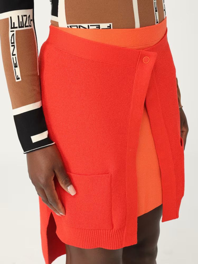 Fendi o1s1wg111225 Skirt in Red/Orange Size 28" / US 6 / IT 42 - 4 Thumbnail