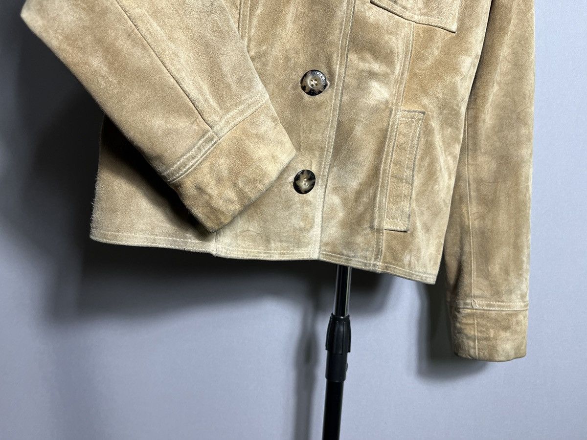 Dolce & Gabbana dolce gabbana jeans suede beige jacket women leather button Size M / US 6-8 / IT 42-44 - 8 Thumbnail