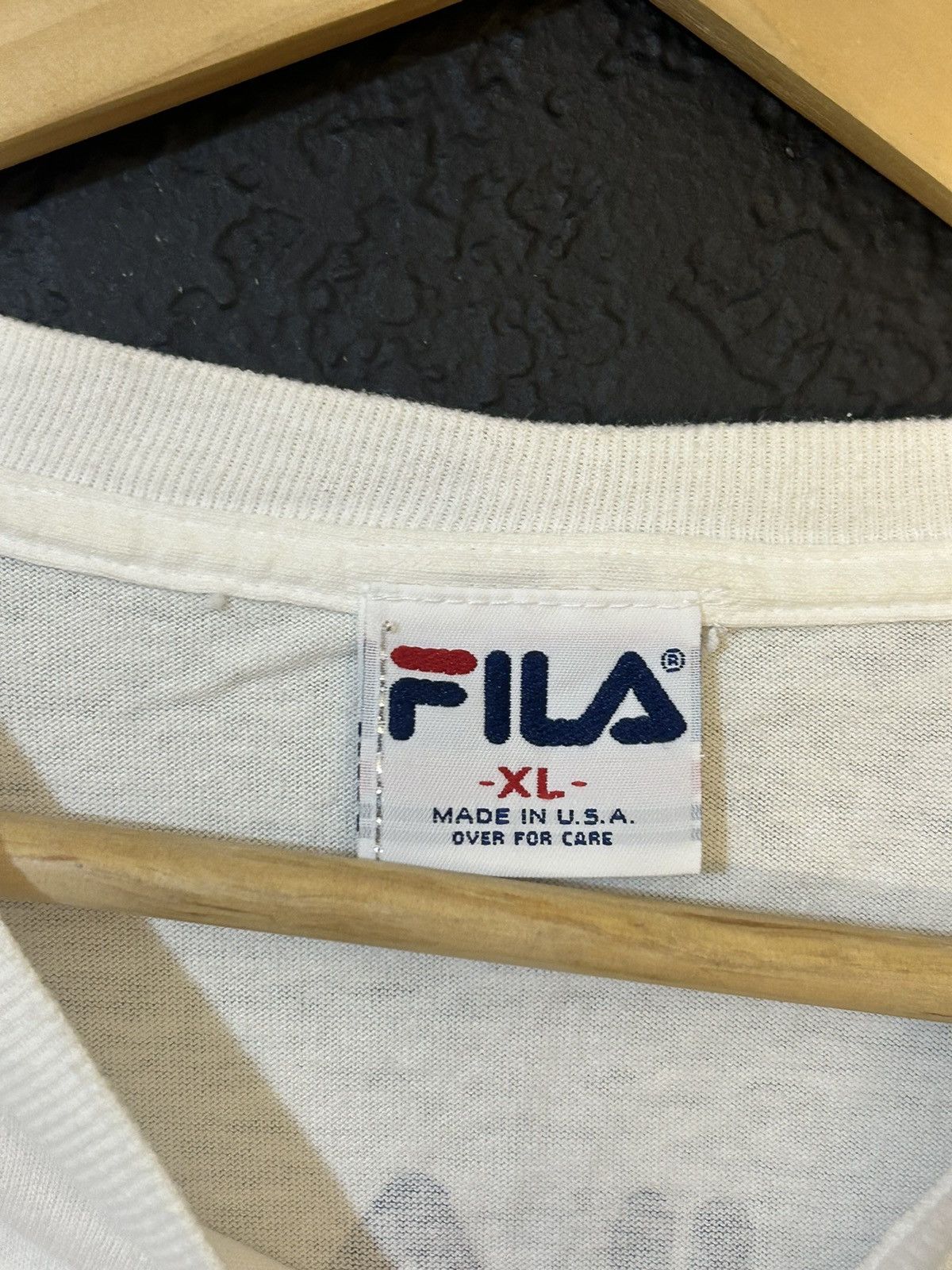 Fila × Vintage 90s Fila Lipton Championship Tennis T Shirt Size US XL / EU 56 / 4 - 4 Thumbnail