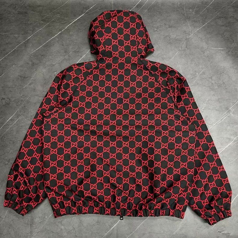 Gucci Gucci Little Dragon Man full-printed LOGO windbreaker cotto Size US L / EU 52-54 / 3 - 6 Thumbnail