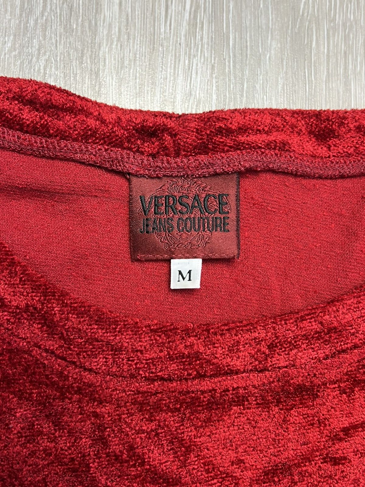 Versace Jeans Couture × Vintage Velour vintage Versace Jeans Couture t shirt Size M / US 6-8 / IT 42-44 - 3 Thumbnail