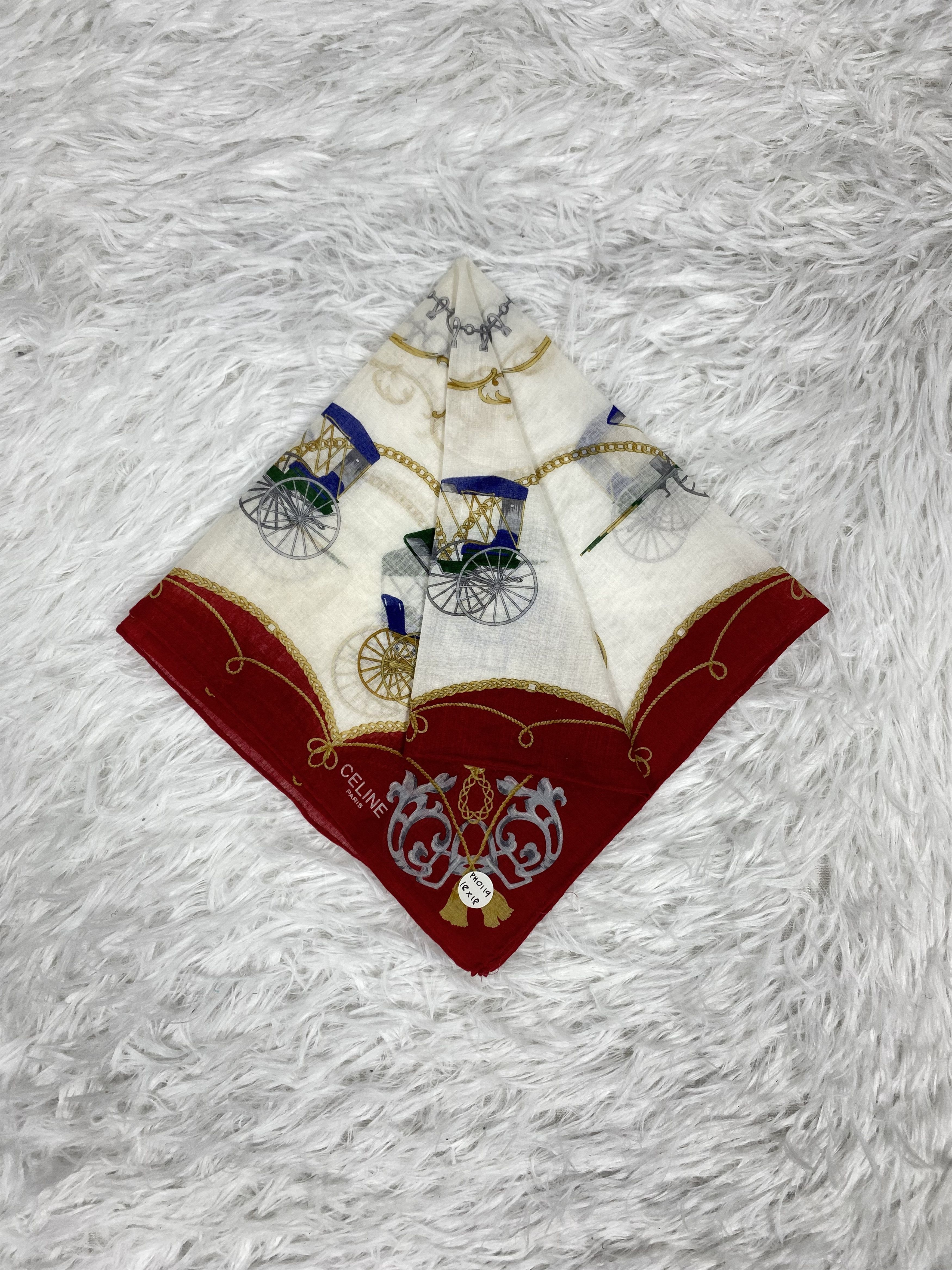 Celine Vintage Celine Handkerchief PH0119 Size ONE SIZE - 1 Thumbnail