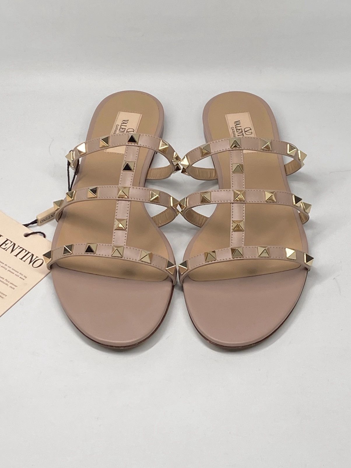Valentino Valentino Garavani Rockstud Slide Sandal size 40.5 Size US 10.5 / IT 40.5 - 5 Thumbnail