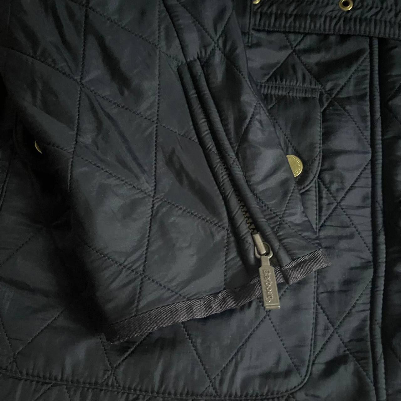 Barbour × Vintage Women’s Quilted Bomber Jacket Barbour International Size 12 Size XL / US 12-14 / IT 48-50 - 16 Thumbnail