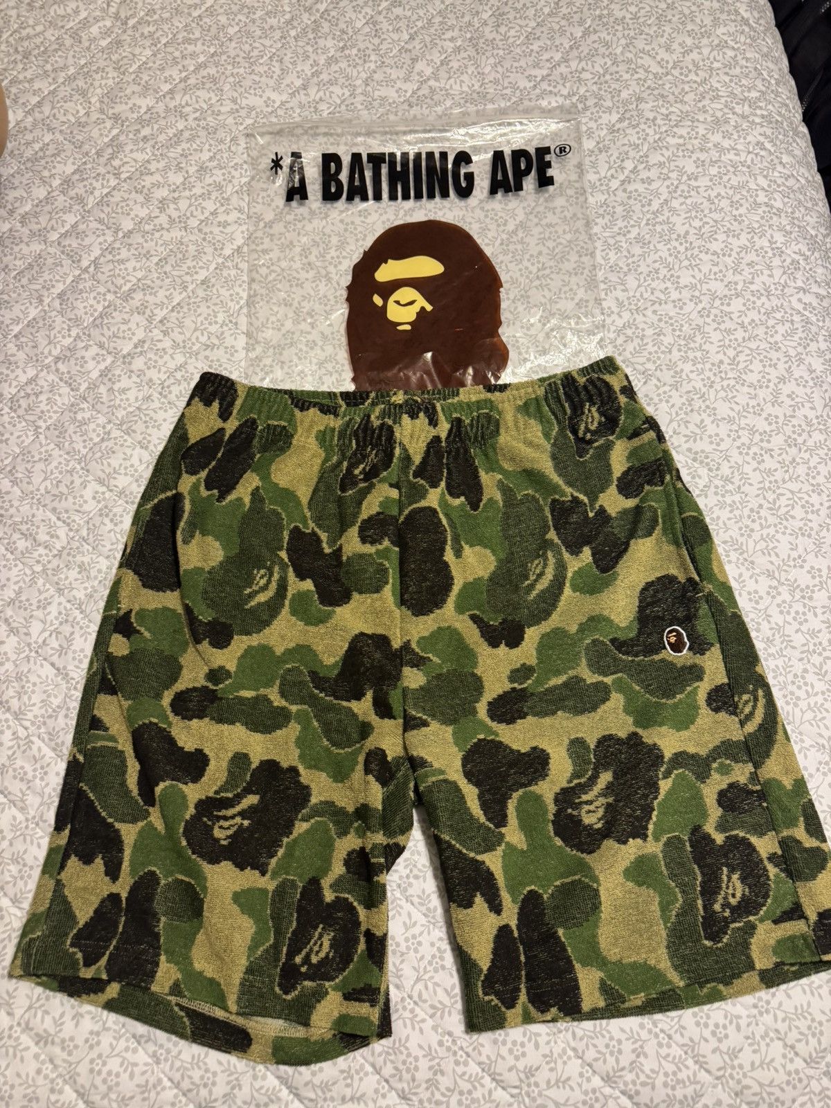 Bape Bape Pile One Camo Shorts Size US 36 / EU 52 - 1 Thumbnail