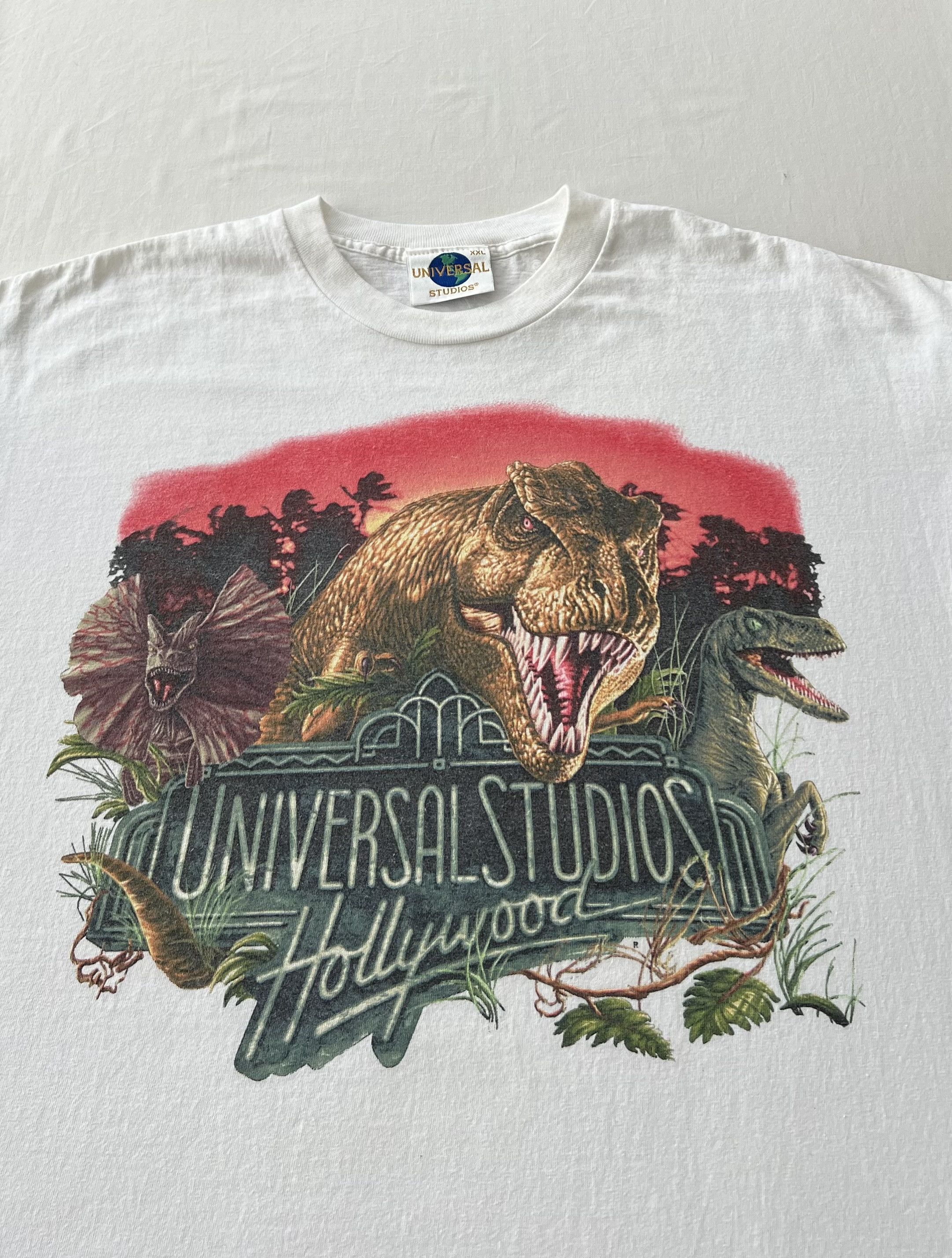Universal Studios Vintage 90s Jurassic Park Universal Studios Hollywood Movie Size US XXL / EU 58 / 5 - 3 Thumbnail