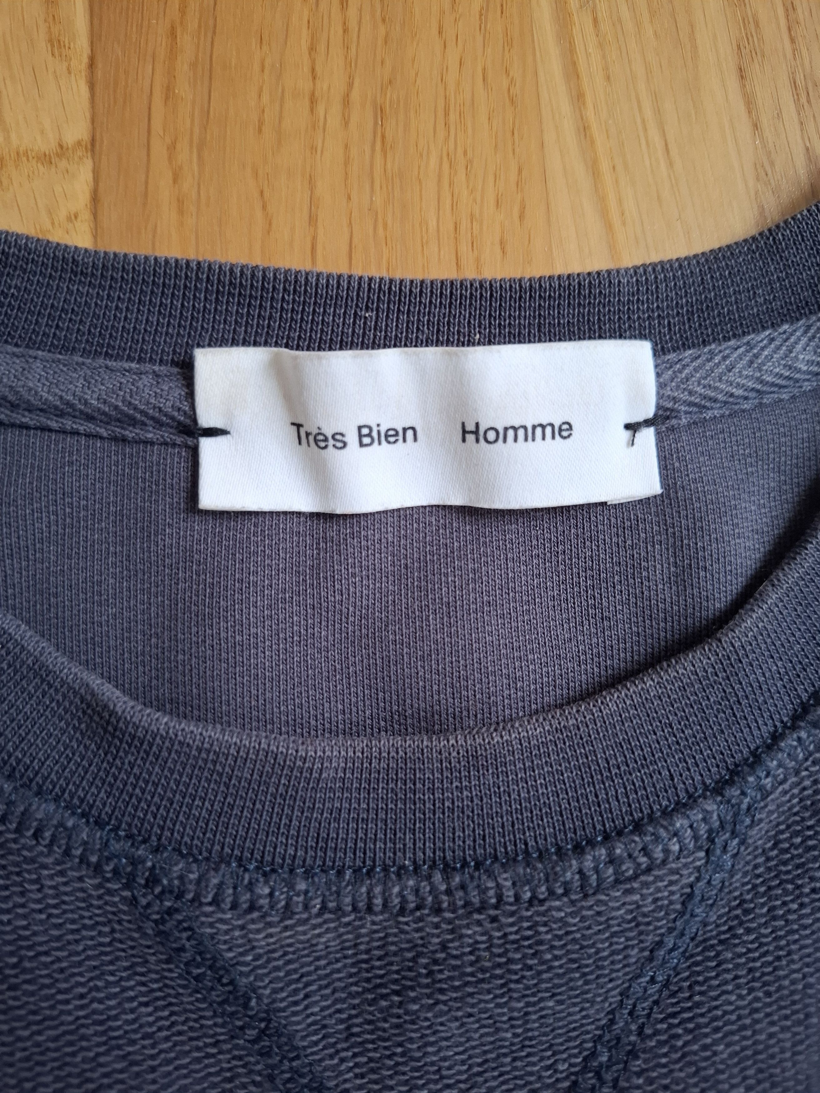 Tres Bien Navy blue Reversed sweatshirt Size US M / EU 48-50 / 2 - 3 Thumbnail