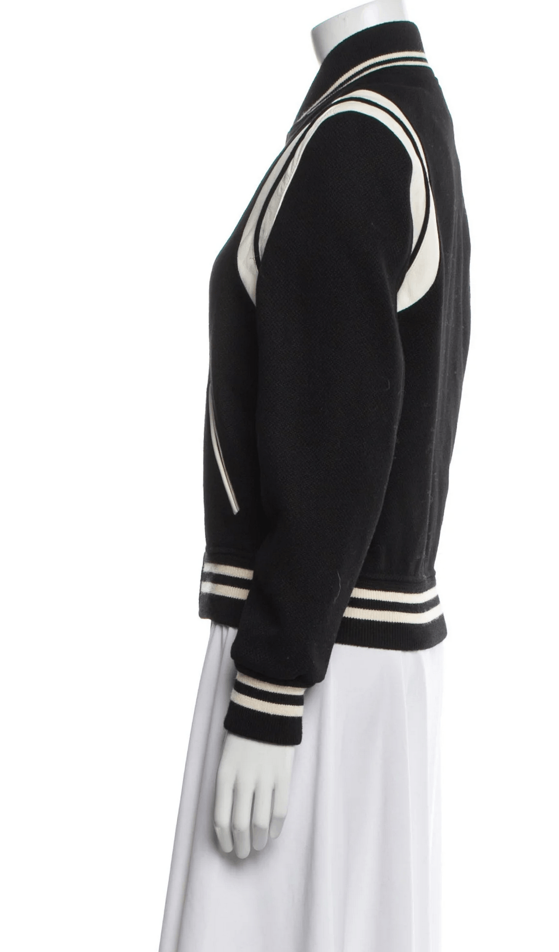 Saint Laurent Paris Teddy Bomber Varsity Jacket Size US XS / EU 42 / 0 - 6 Thumbnail