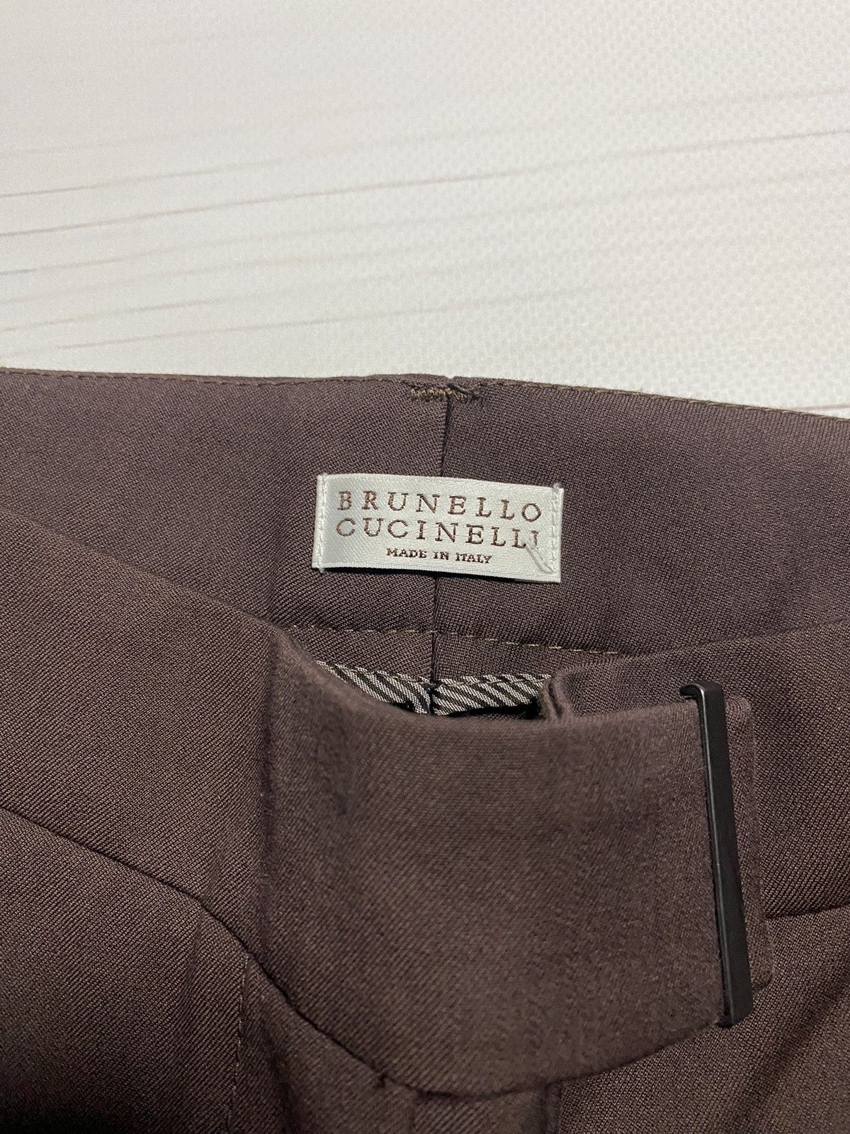 Brunello Cucinelli Brunello Cucinelli Designer brown y2k italy pants Size 26" / US 2 / IT 38 - 3 Thumbnail