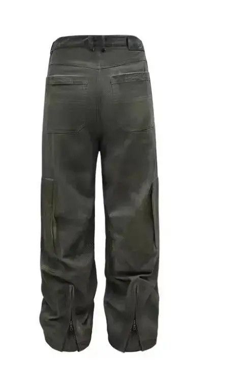 VIBE Retro Scimitar Pocket Distressed Wide Leg Jeans Size US 32 / EU 48 - 4 Thumbnail