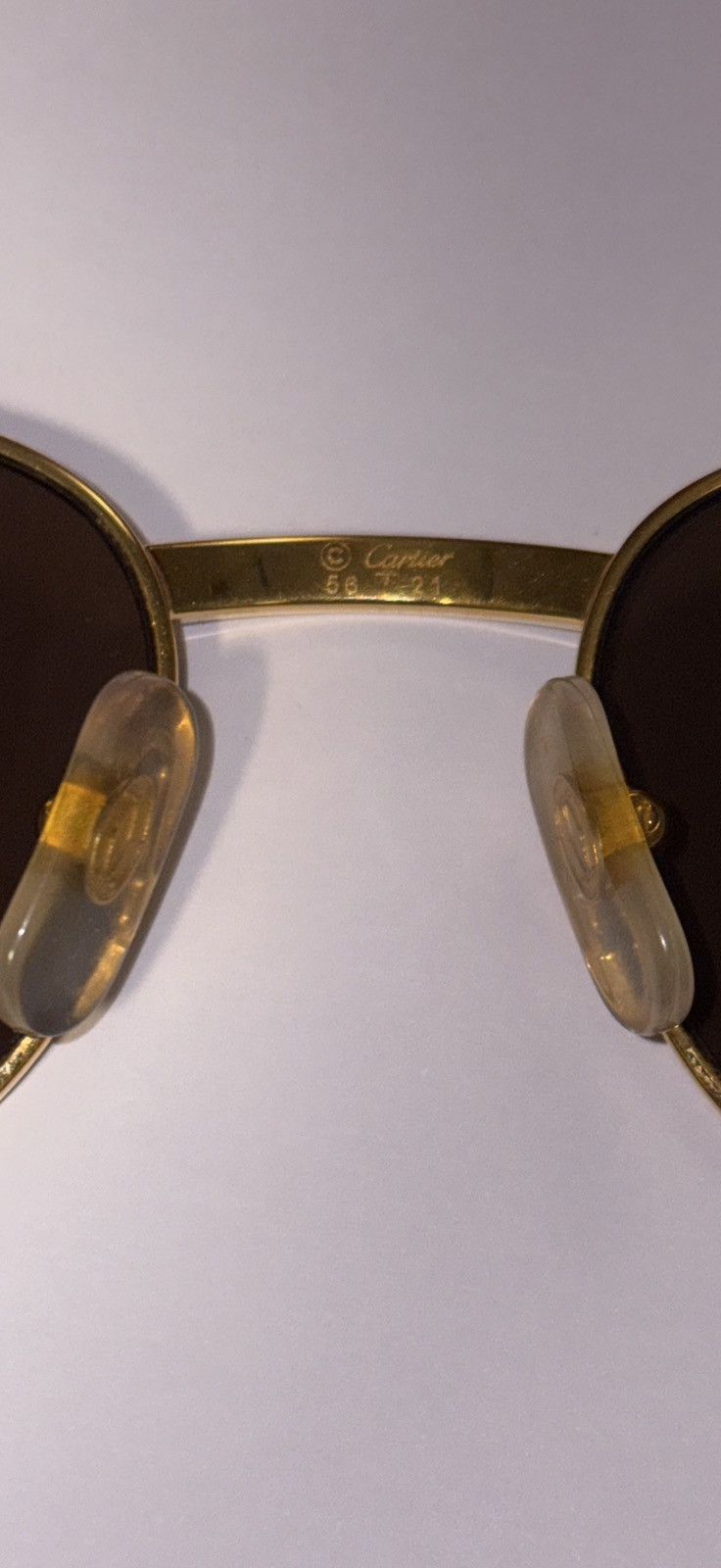 Cartier Cartier Aube Or gold plated sunglasses Size ONE SIZE - 11 Thumbnail