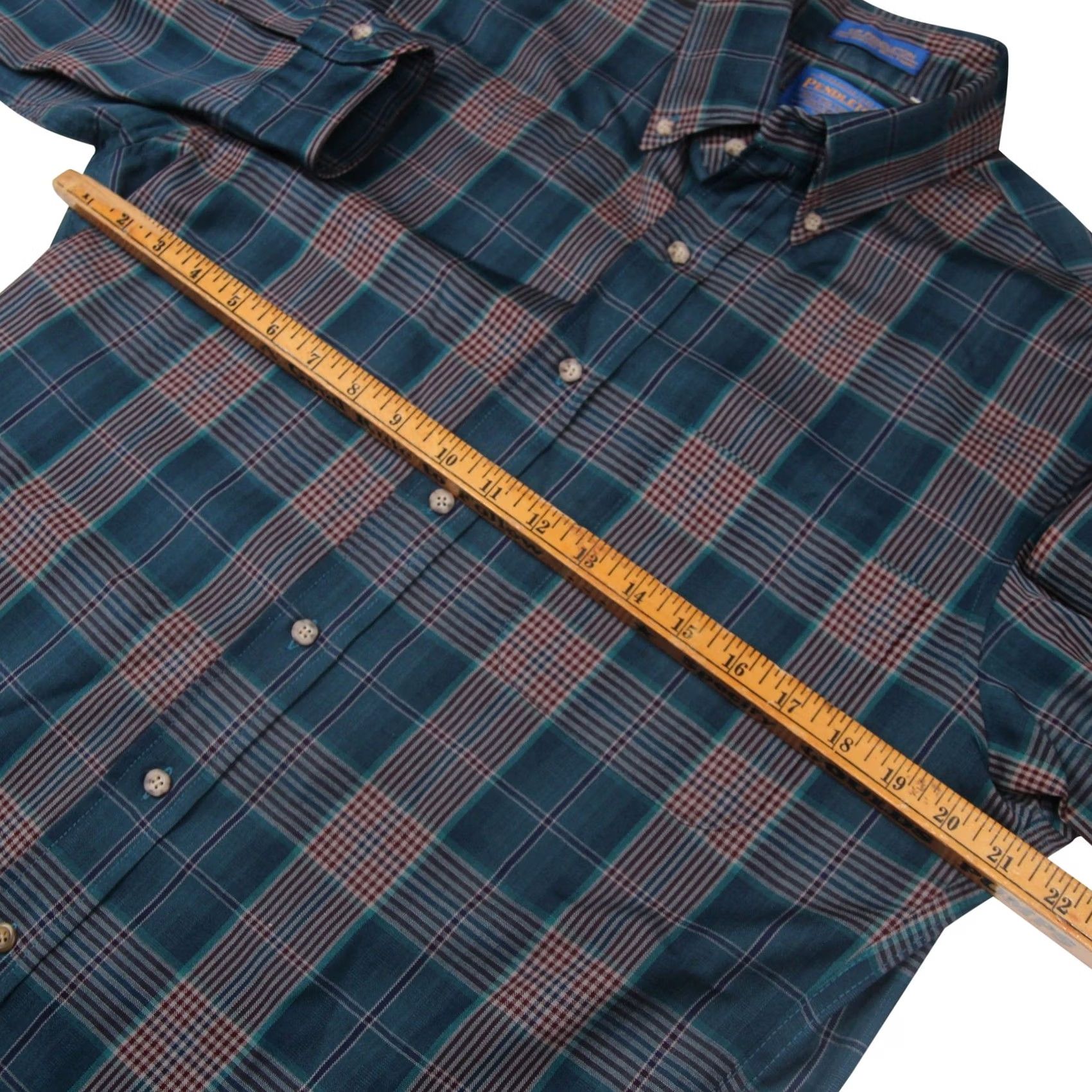 Pendleton Pendleton Sir Pendleton Mens Medium Fine Worsted Wool Shirt Multicolor Long Sleeve Button-Up Regular XS? No, keep as is. Size US M / EU 48-50 / 2 - 5 Thumbnail