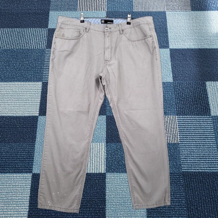 Weatherproof Weatherproof Mens Pants 40x30 Gray Chino Flat Front Straight Classic Vintage? No Size US 40 / EU 56 - 1 Thumbnail
