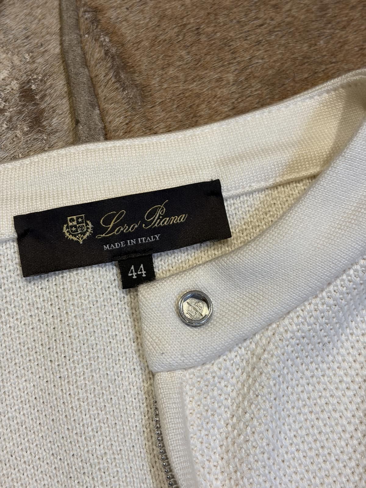 Loro Piana Loro Piana Cotton–Silk Zip Bomber Size M / US 6-8 / IT 42-44 - 10 Thumbnail