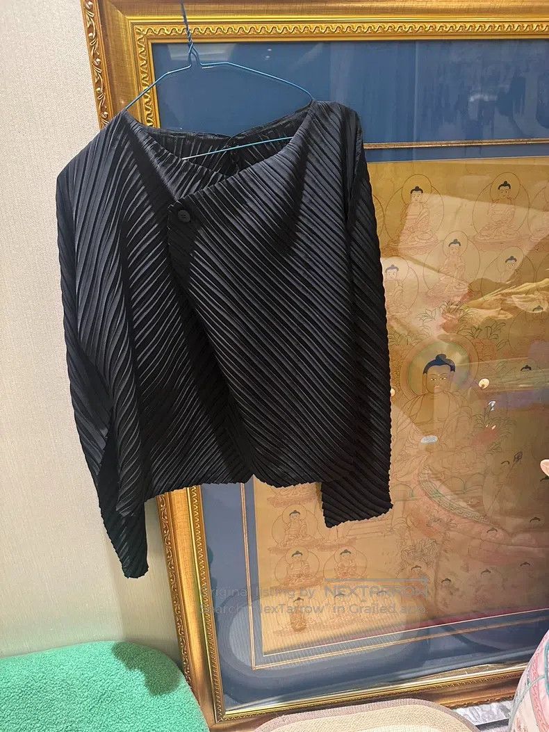 Issey Miyake Issey Miyake Black Cardigan Size M / US 6-8 / IT 42-44 - 2 Thumbnail