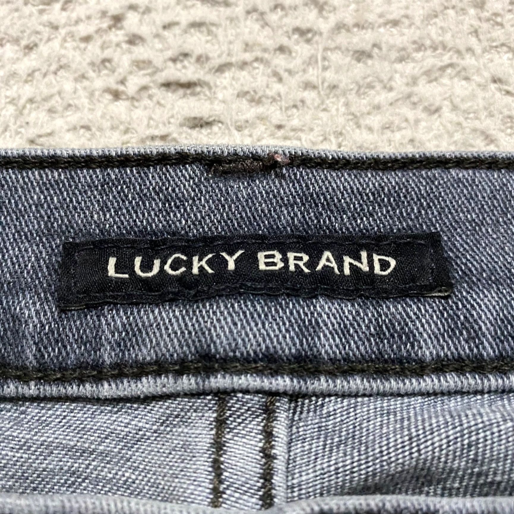 Lucky Brand Lucky Brand Jeans Womens 8 Gray Denim Mid Rise Ava Skinny Distressed Size 30" / US 8 / IT 44 - 3 Thumbnail