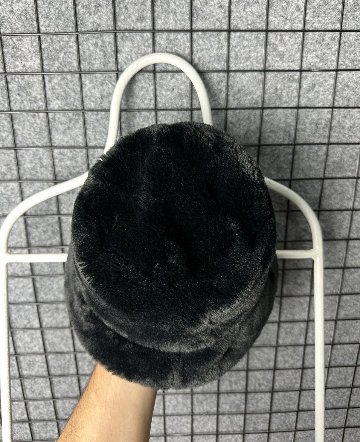 H&M Streetwear 90s Y2K Style Faux Fur Bucket Hat Size L Size ONE SIZE - 3 Thumbnail