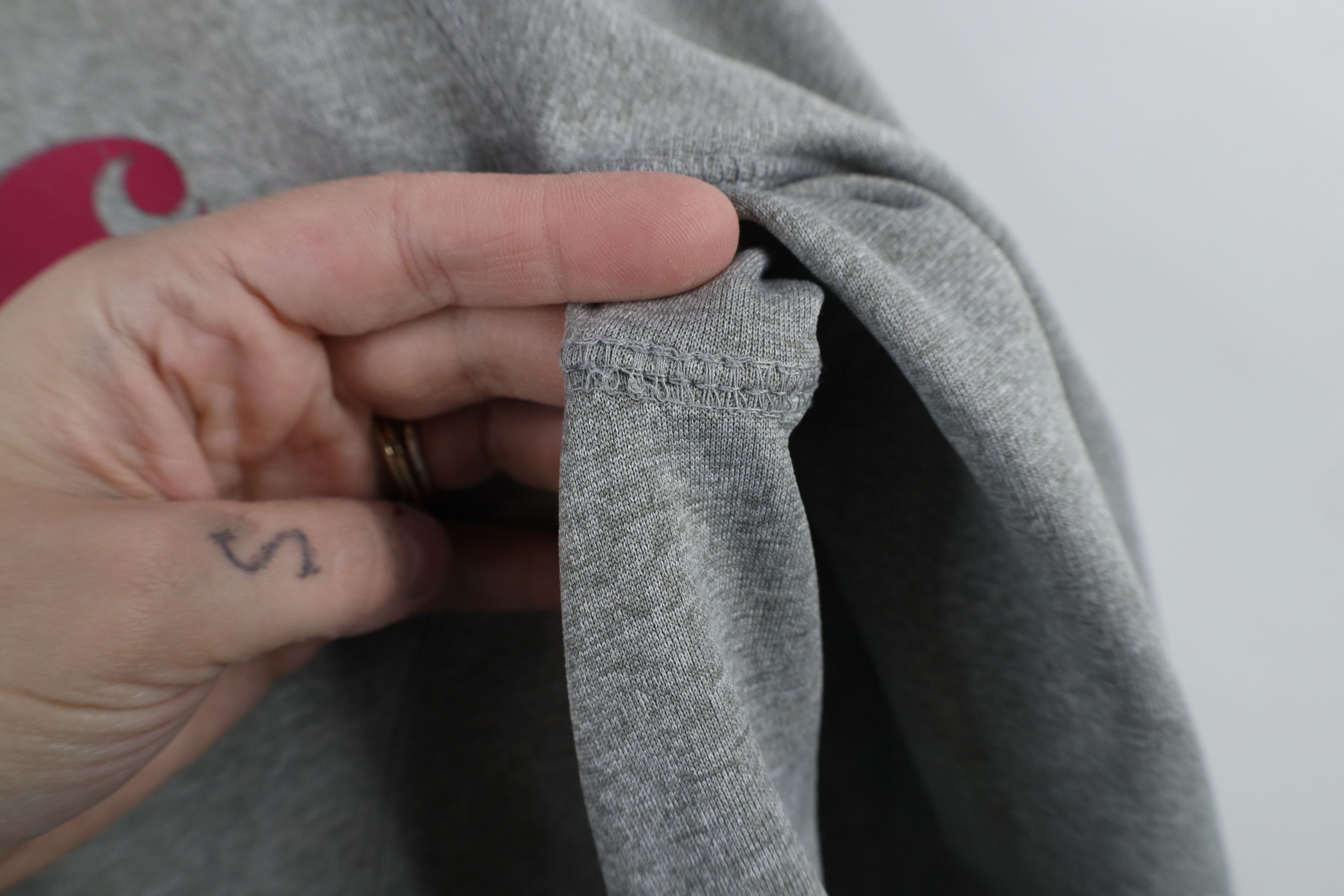 Carhartt × Vintage Vintage Y2K Carhartt Spell Out Hoodie Sweatshirt Gray Size L / US 10 / IT 46 - 10 Thumbnail