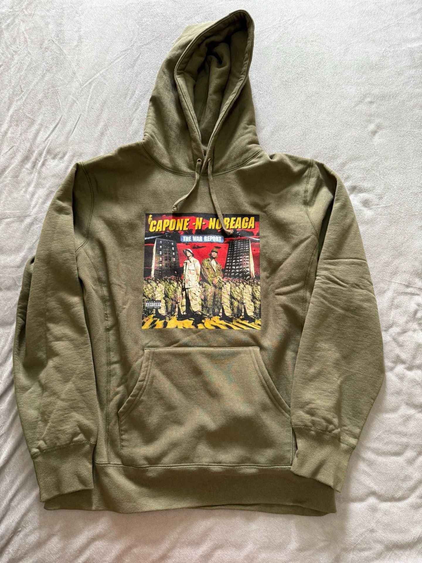 Supreme Supreme CNN War Rapper Hoodie L Mint Size US L / EU 52-54 / 3 - 1 Thumbnail