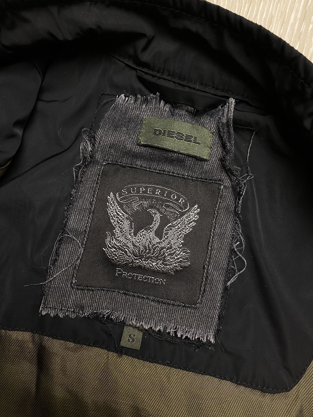 Diesel Diesel Superior Protection Bomber Jacket Teflon Coated SizeS Size US S / EU 44-46 / 1 - 15 Thumbnail