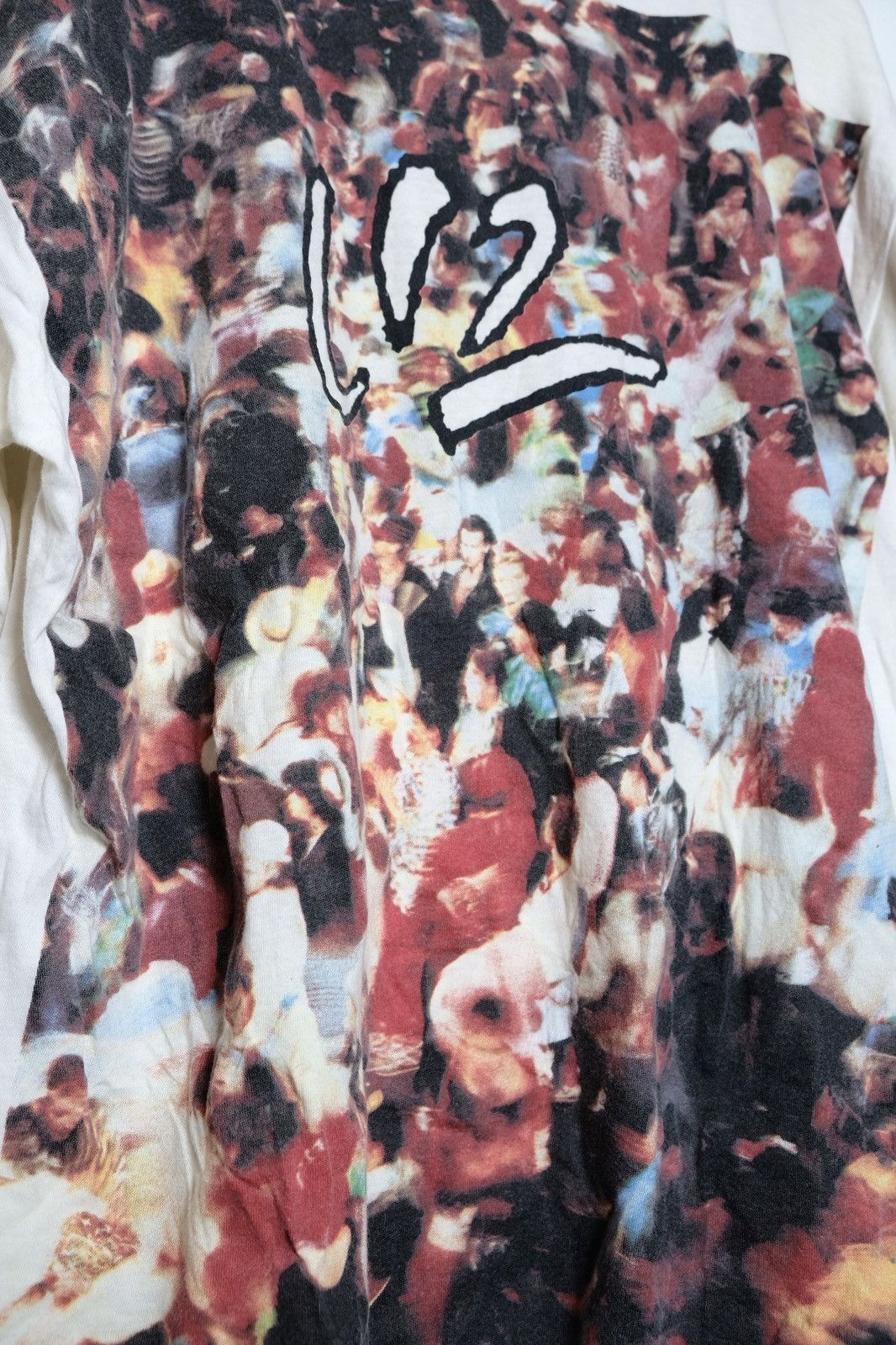 Band Tees × Vintage Rare 1991 vintage Official U2 1991 Promo 'Achtung Baby' tee Size US XL / EU 56 / 4 - 4 Thumbnail