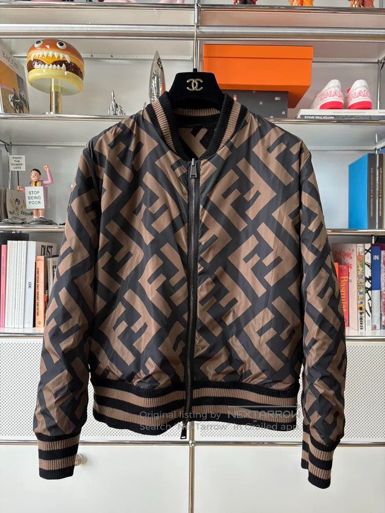 Fendi Fendi Capsule series brown reversible all-over monogrammed Size S / US 4 / IT 40 - 5 Thumbnail