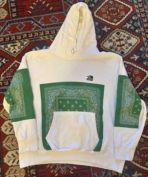 Supreme Supreme X North Face - Bandana Hooded Sweatshirt | Grailed