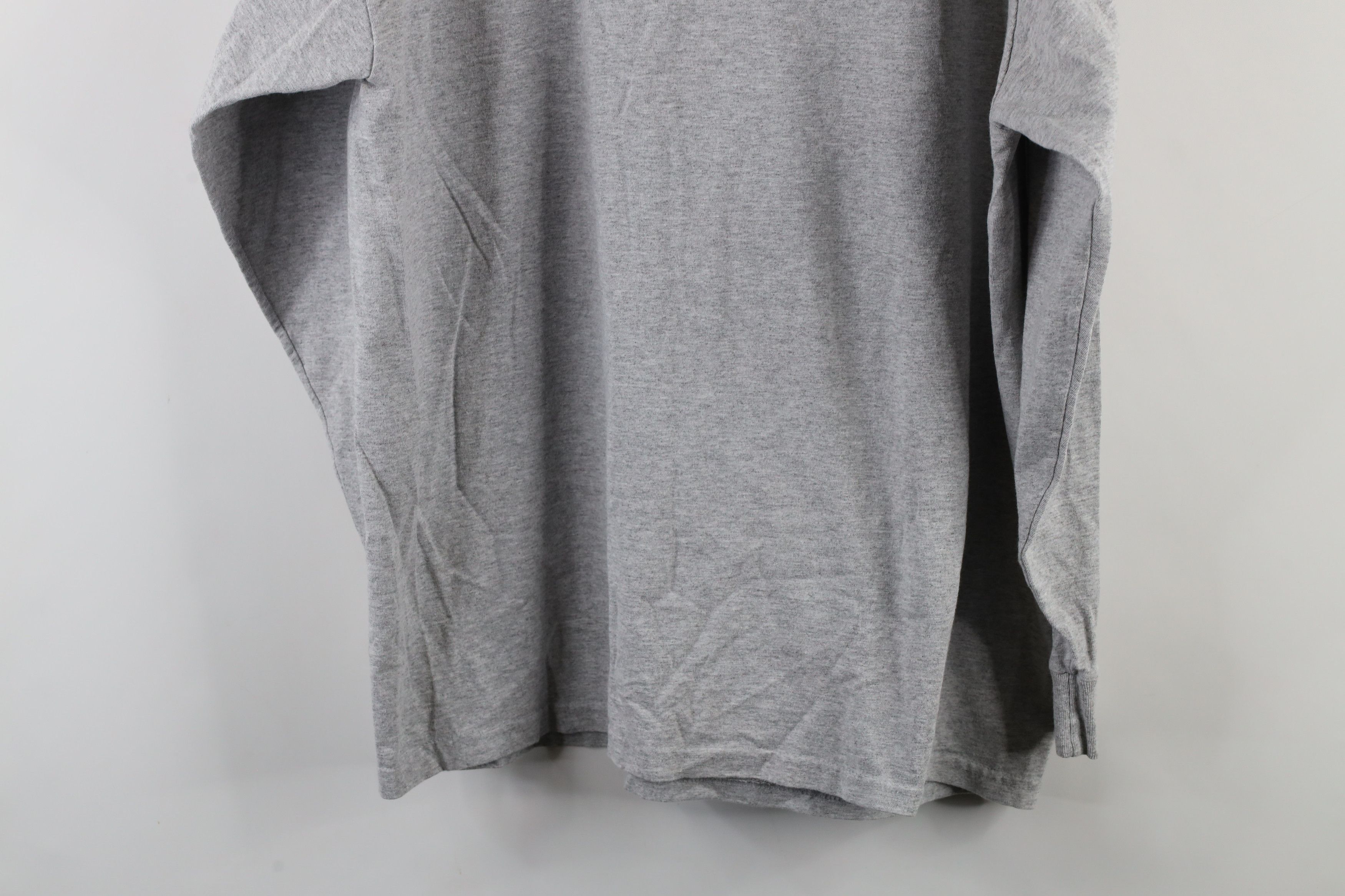 Puma × Vintage Vtg 90s Puma Cleveland Dawg Pound Mock Neck T-Shirt Gray Size US L / EU 52-54 / 3 - 10 Thumbnail